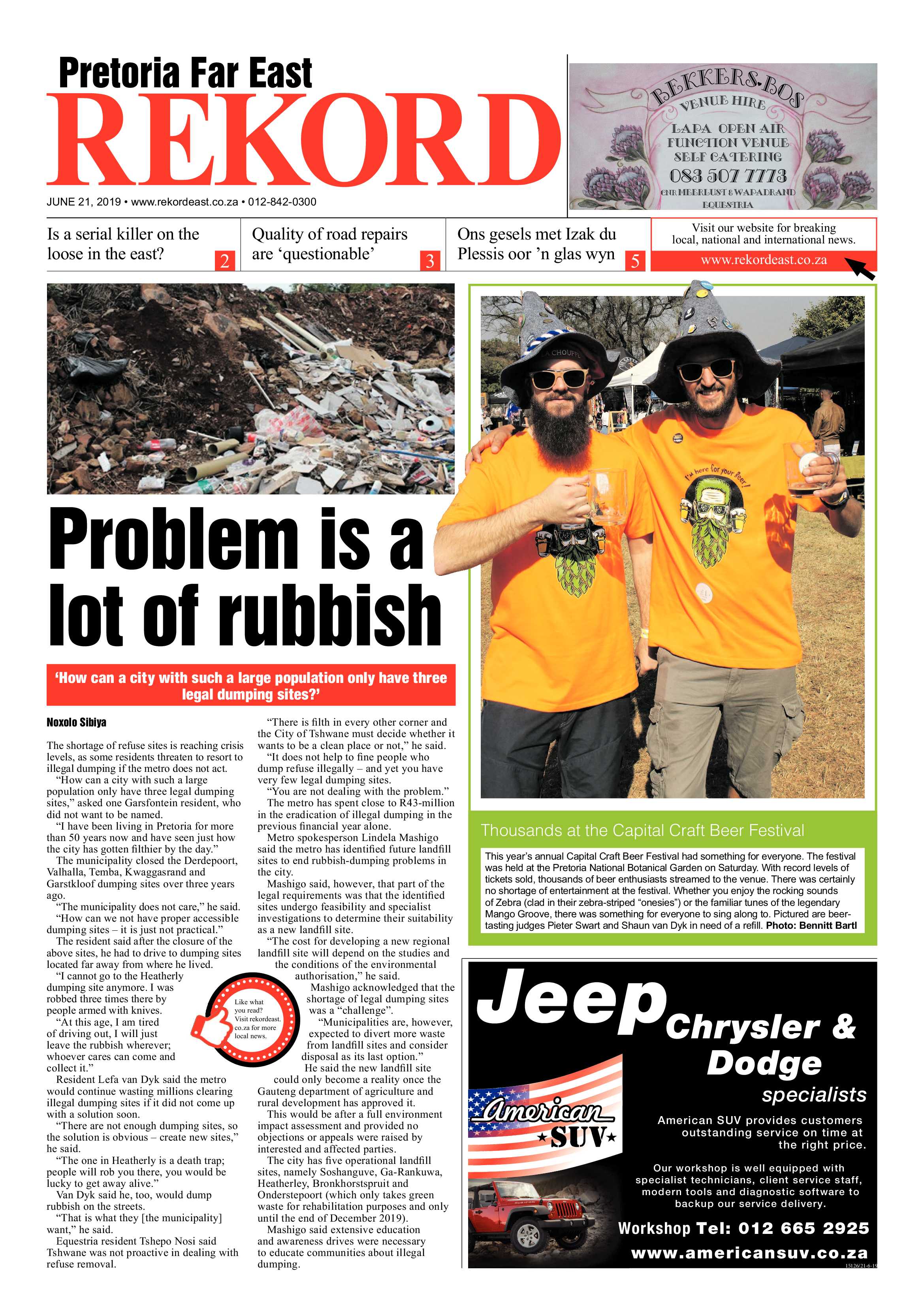 Rekord Far East 21 June 2019 page 1