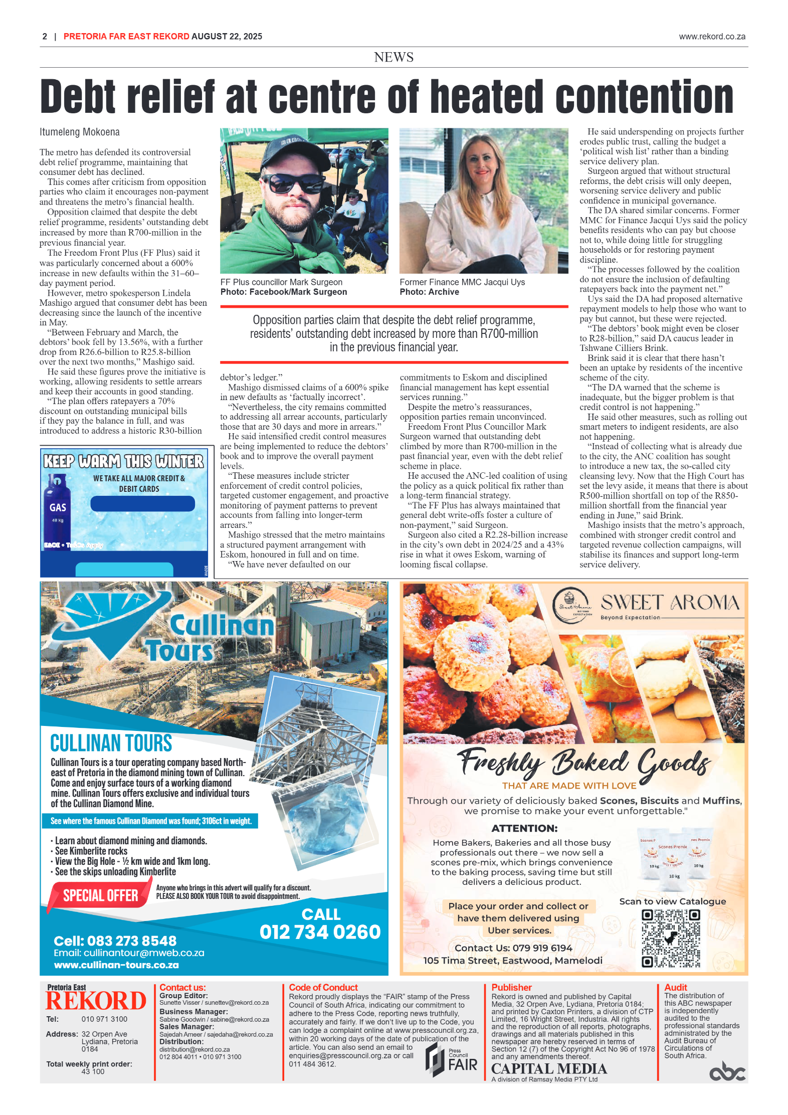 Rekord Far East 22 August 2025 page 2