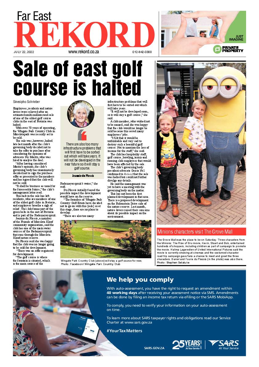 Rekord Far East 22 July 2022 page 1