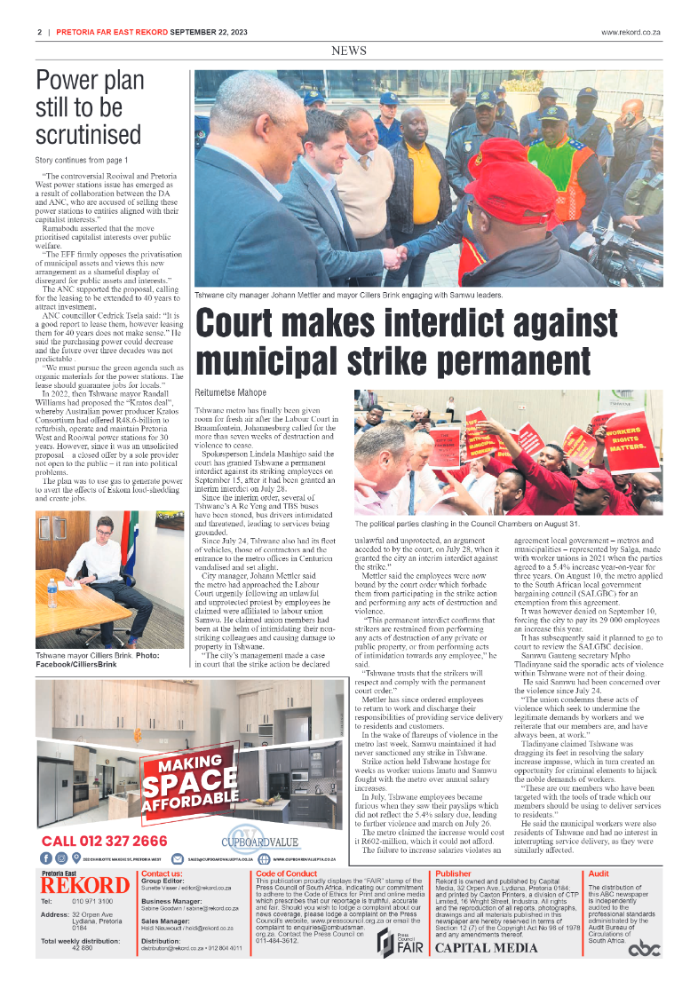 Rekord Far East 22 September 2023 page 2
