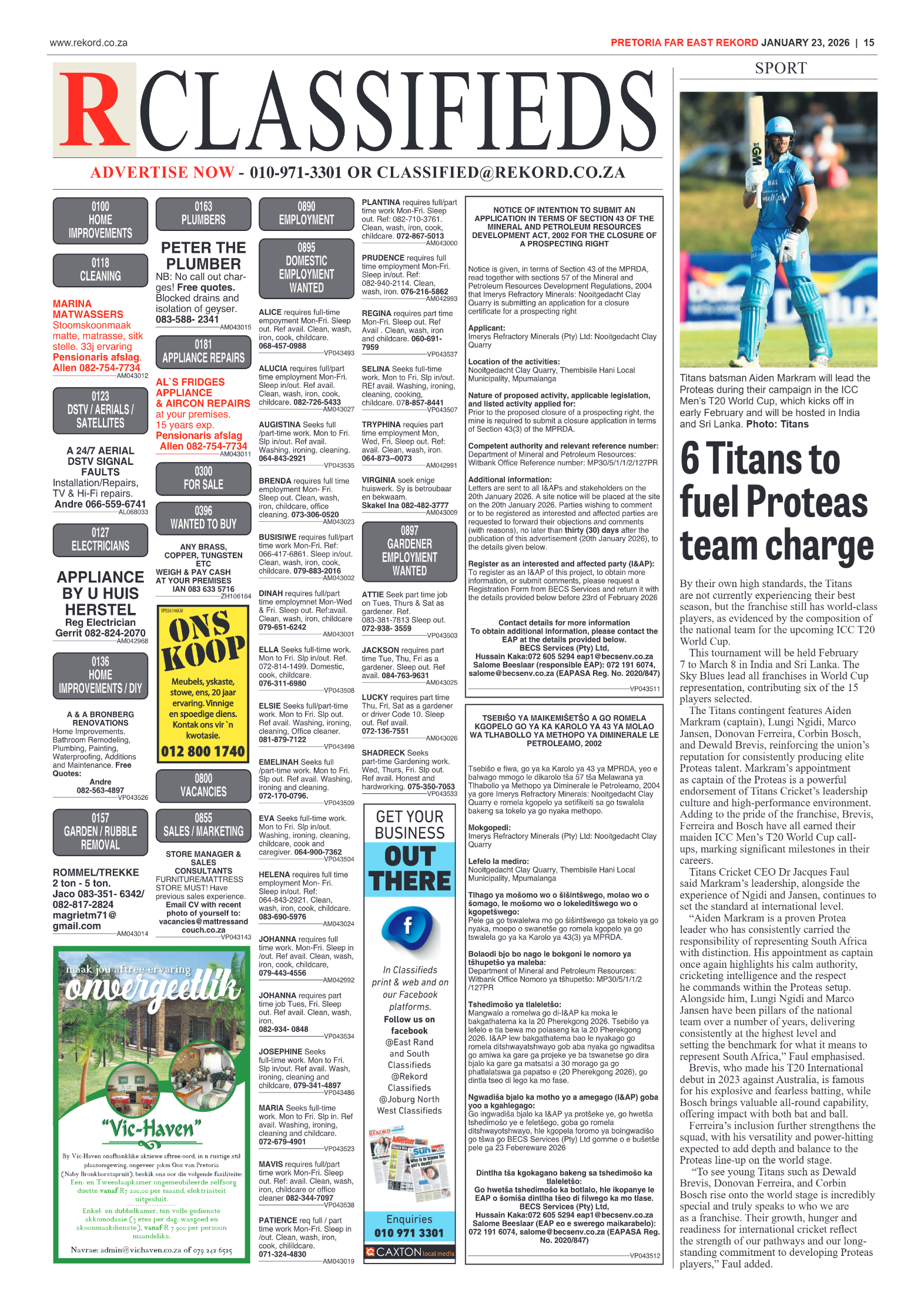 Rekord Far East 23 January 2026 page 17