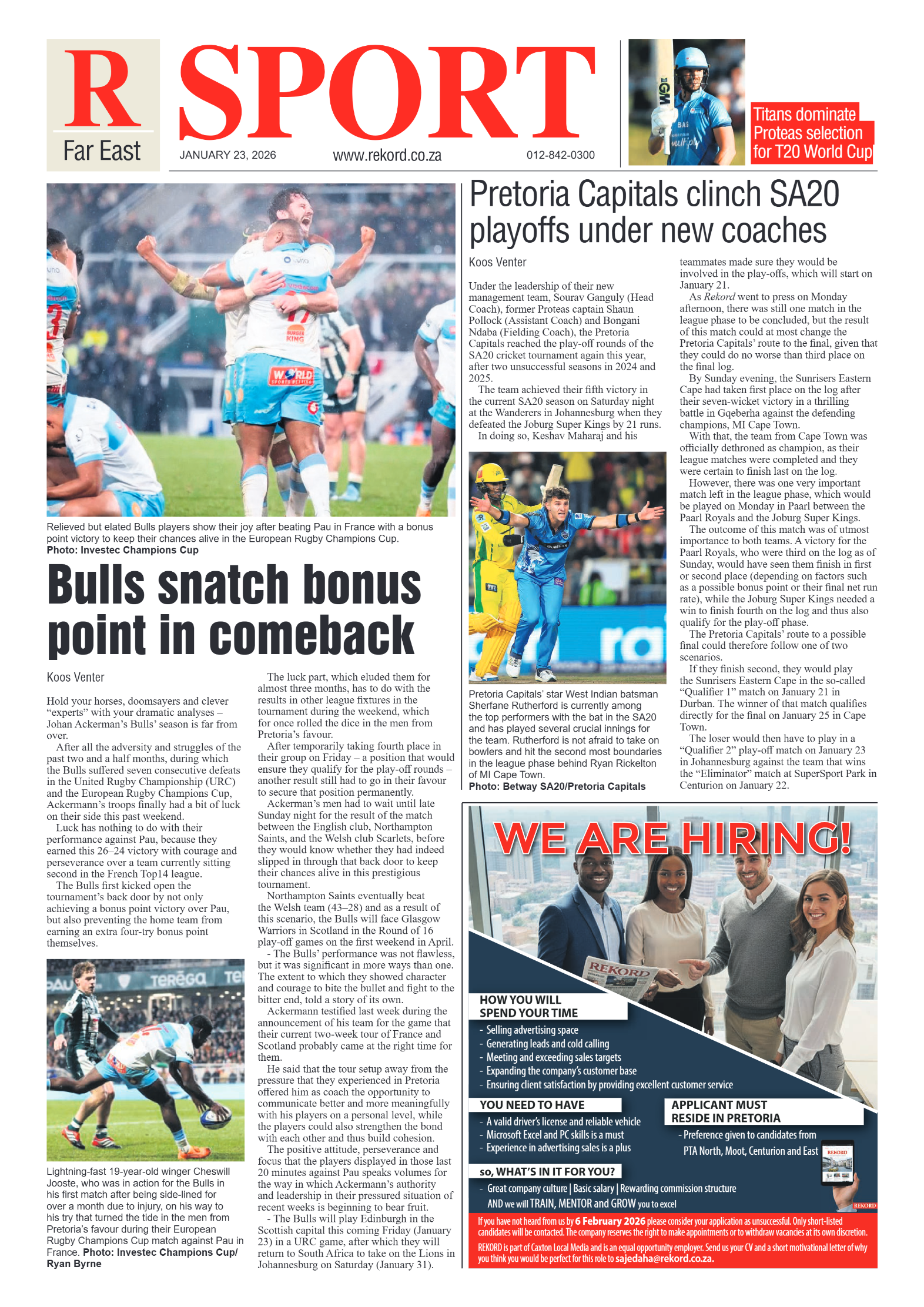 Rekord Far East 23 January 2026 page 18