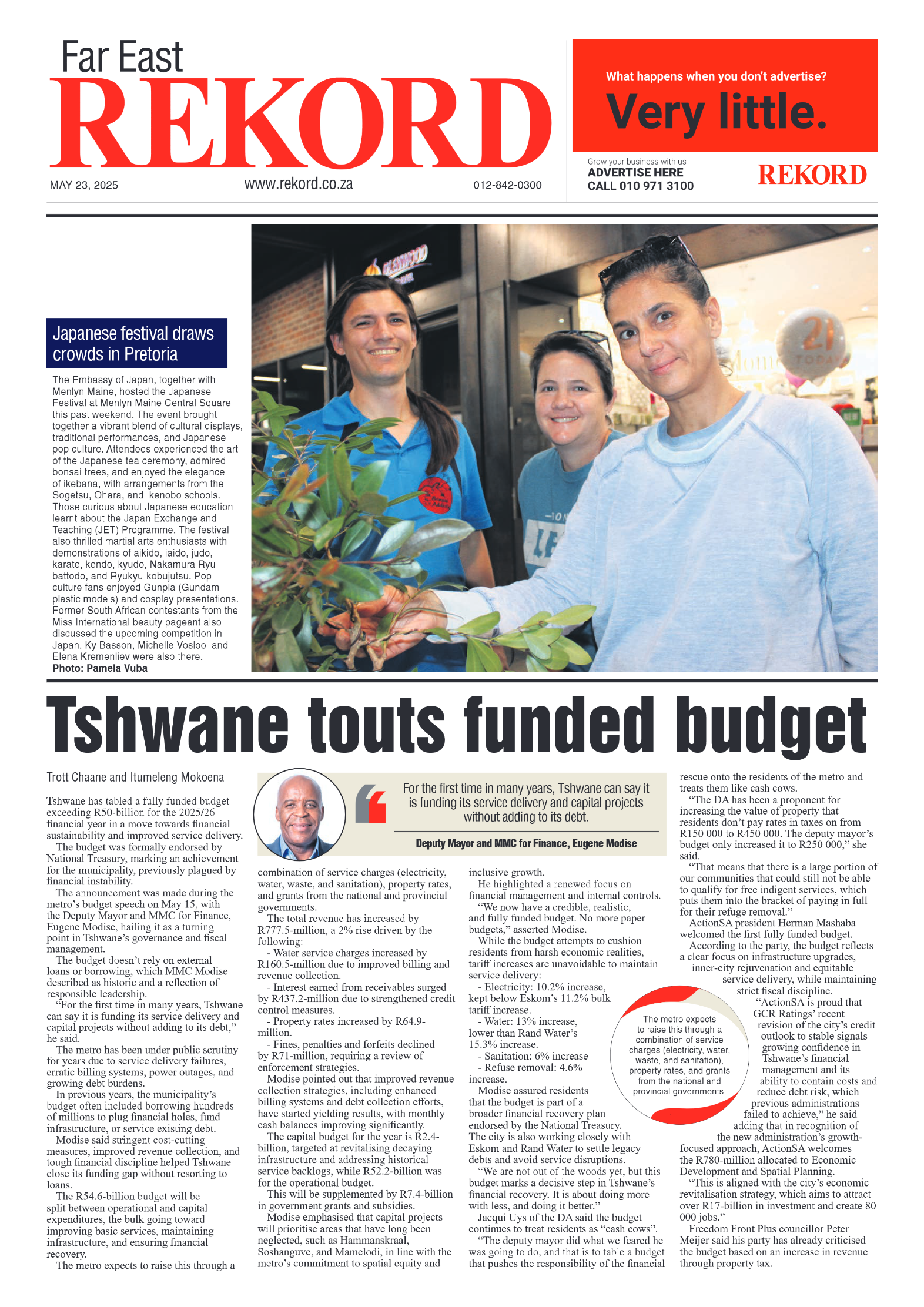 Rekord Far East 23 May 2025 page 1