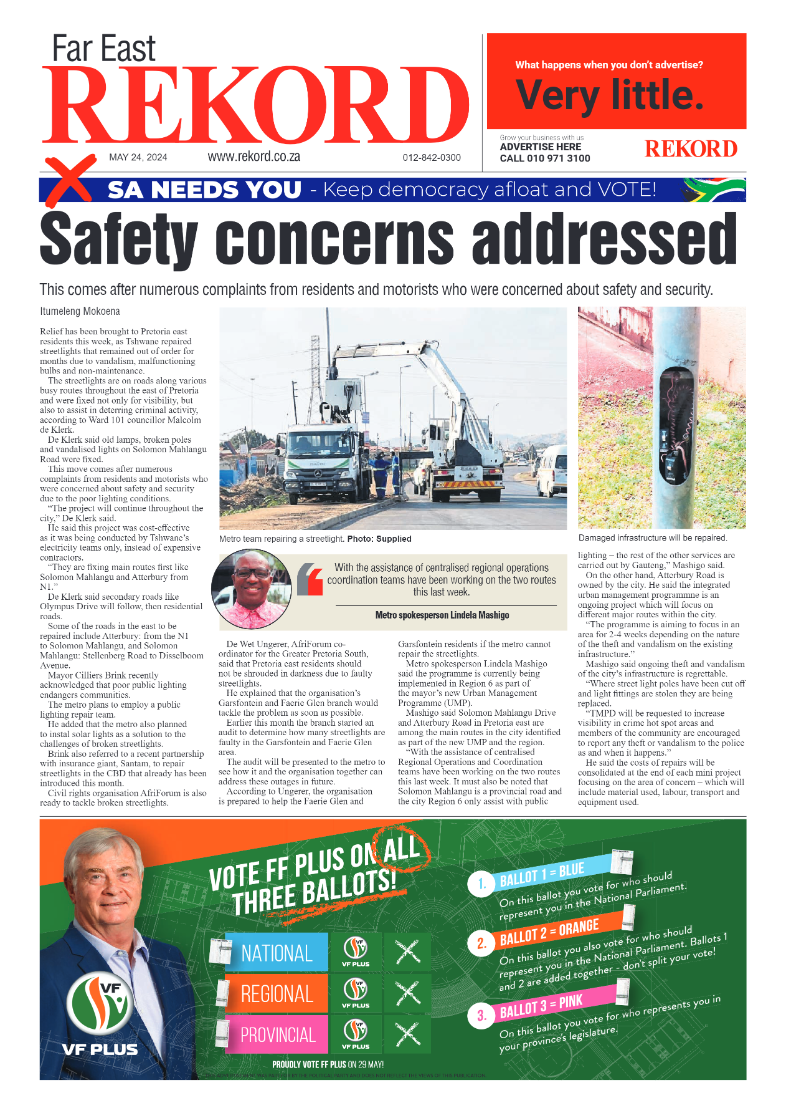 Rekord Far East 24 May 2024 page 1