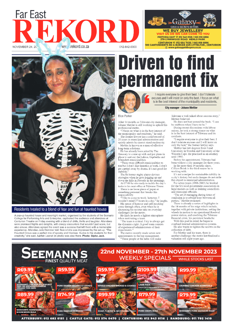 Rekord Far East 24 November 2023 page 1