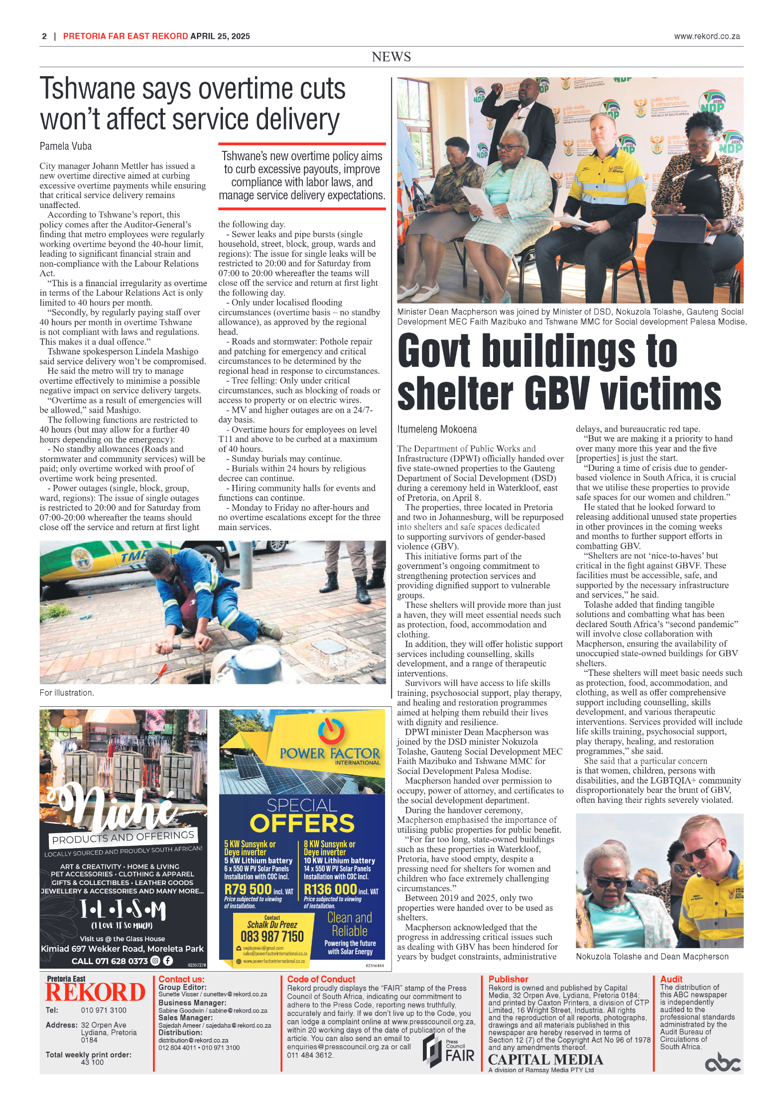 Rekord Far East 25 April 2025 page 2