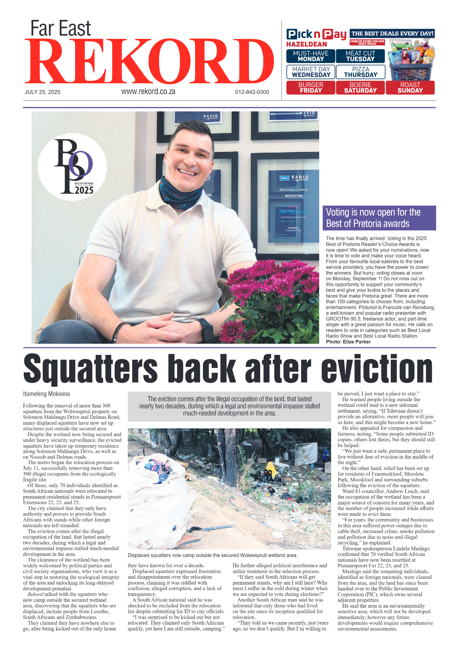 Rekord Far East 25 July 2025 page 1