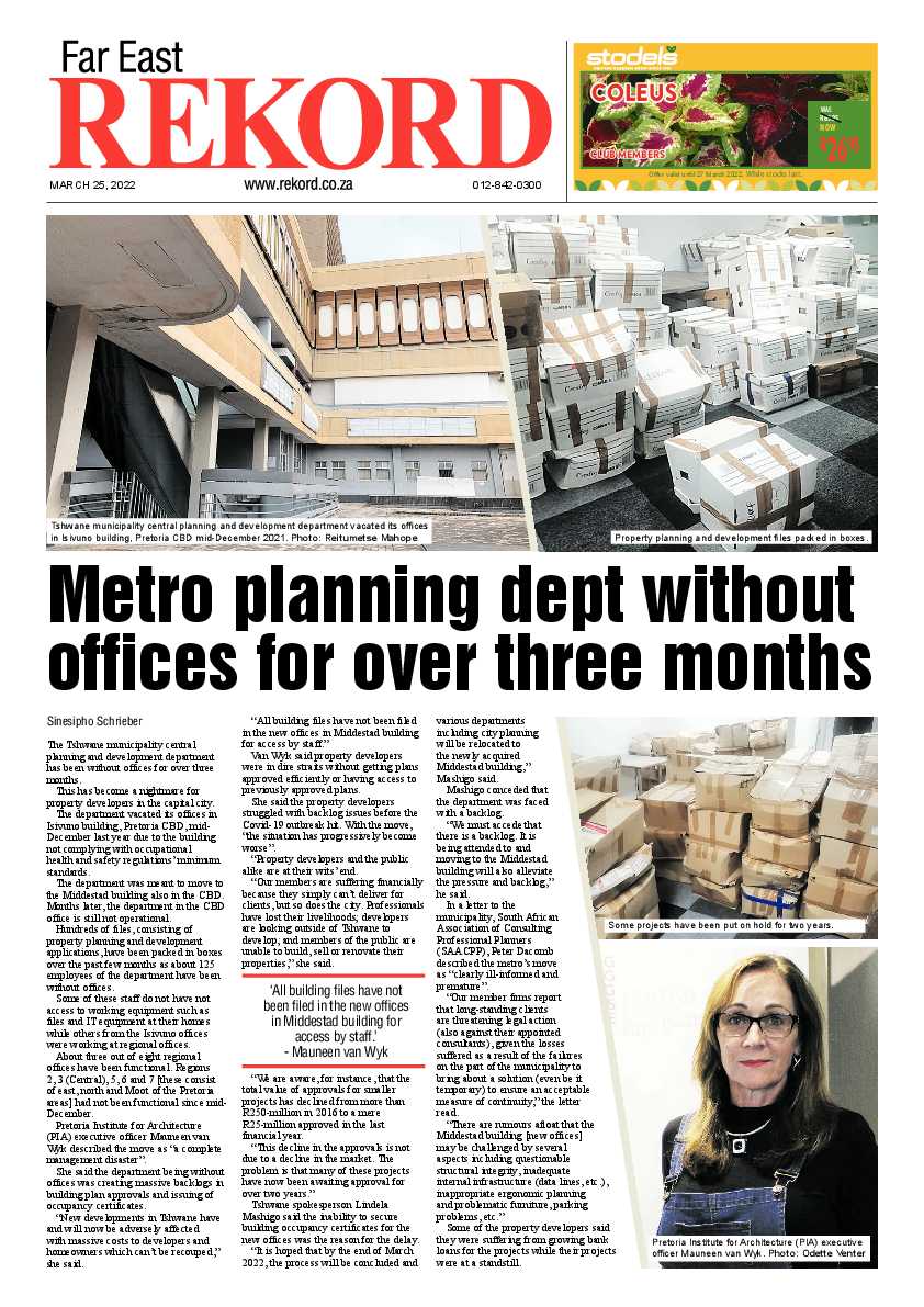Rekord Far East 25 March 2022 page 1