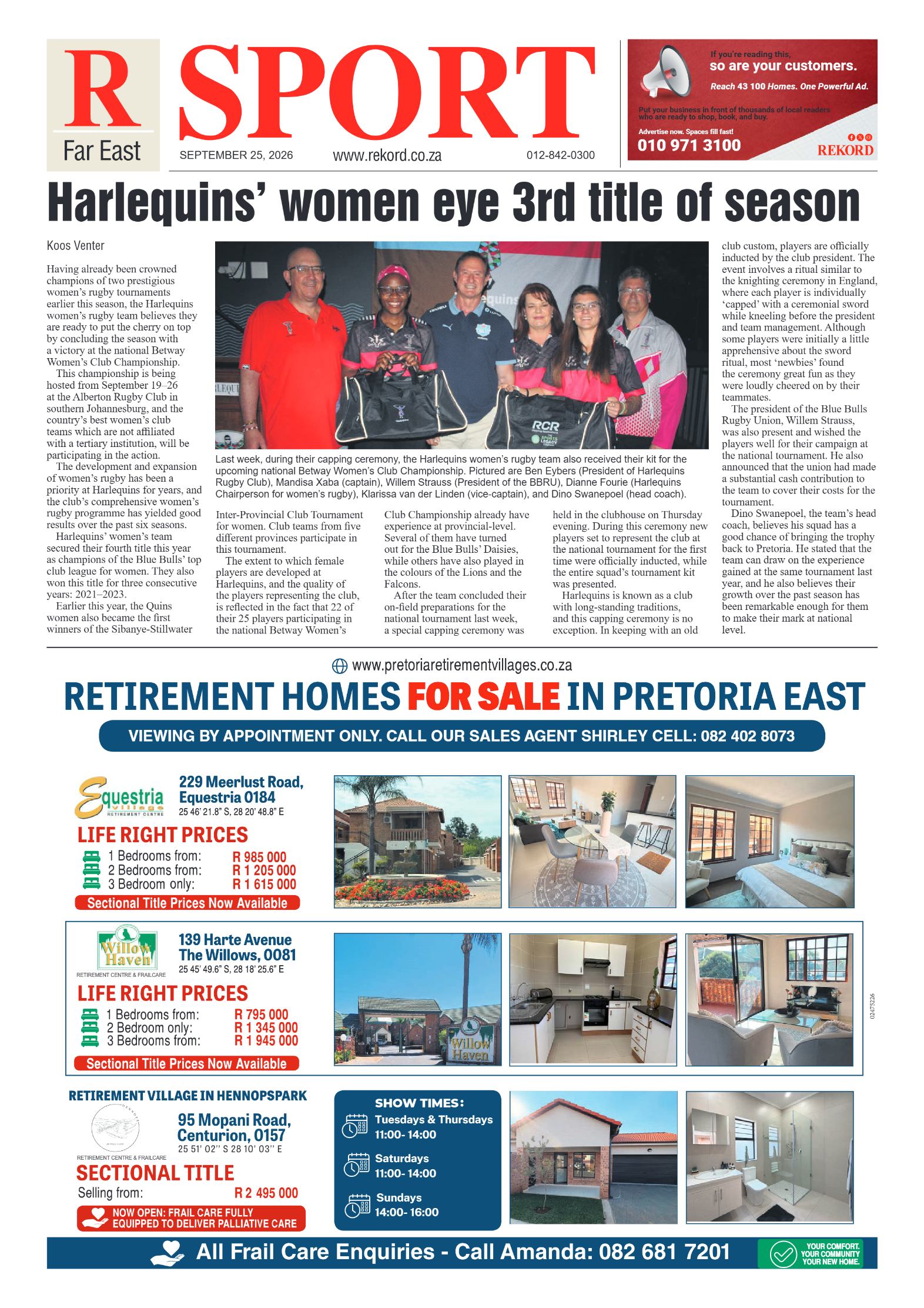 Rekord Far East 25 September 2026 page 12