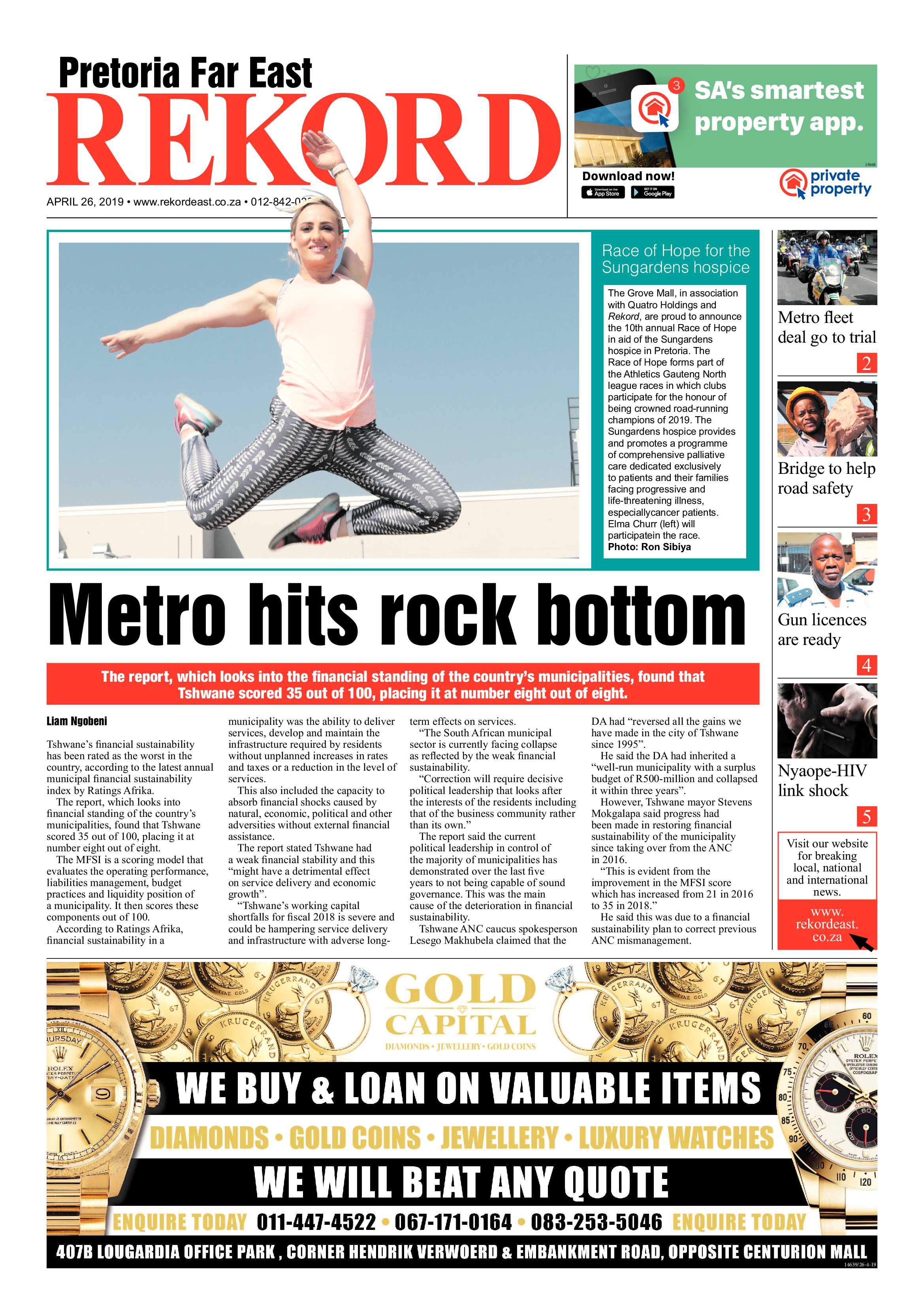 Rekord Far East 26 April 2019 page 1