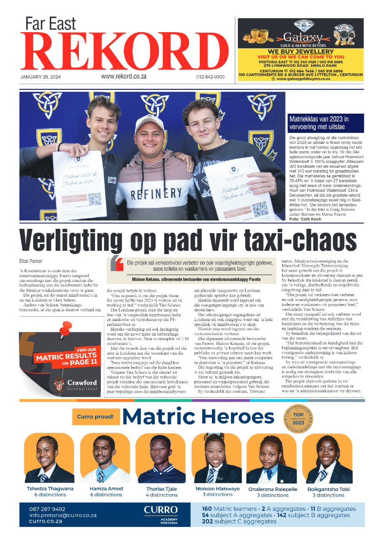 Rekord Far East 26 January 2024 page 1
