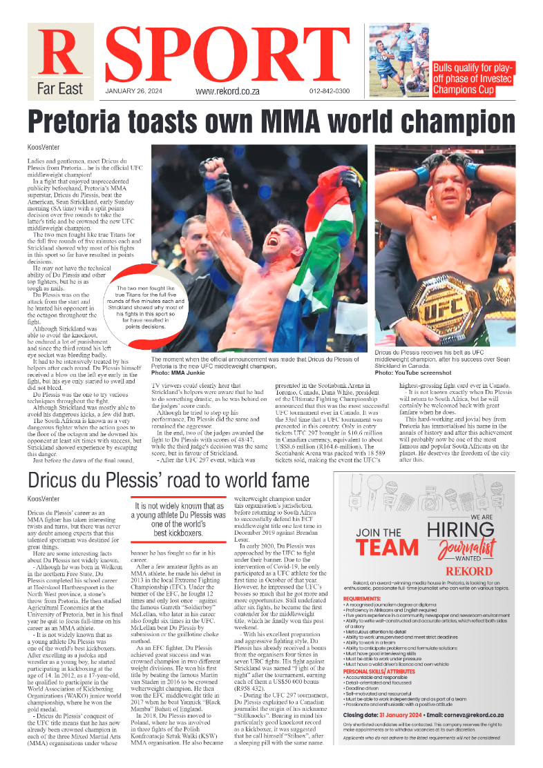 Rekord Far East 26 January 2024 page 20