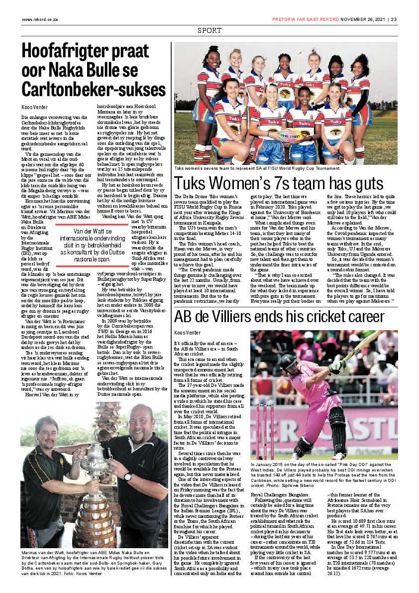 Rekord Far East 26 November 2021 page 25