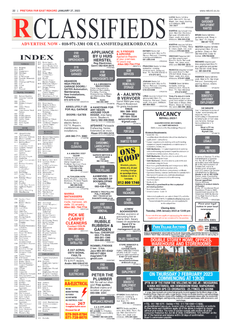 Rekord Far East 27 January 2023 page 22