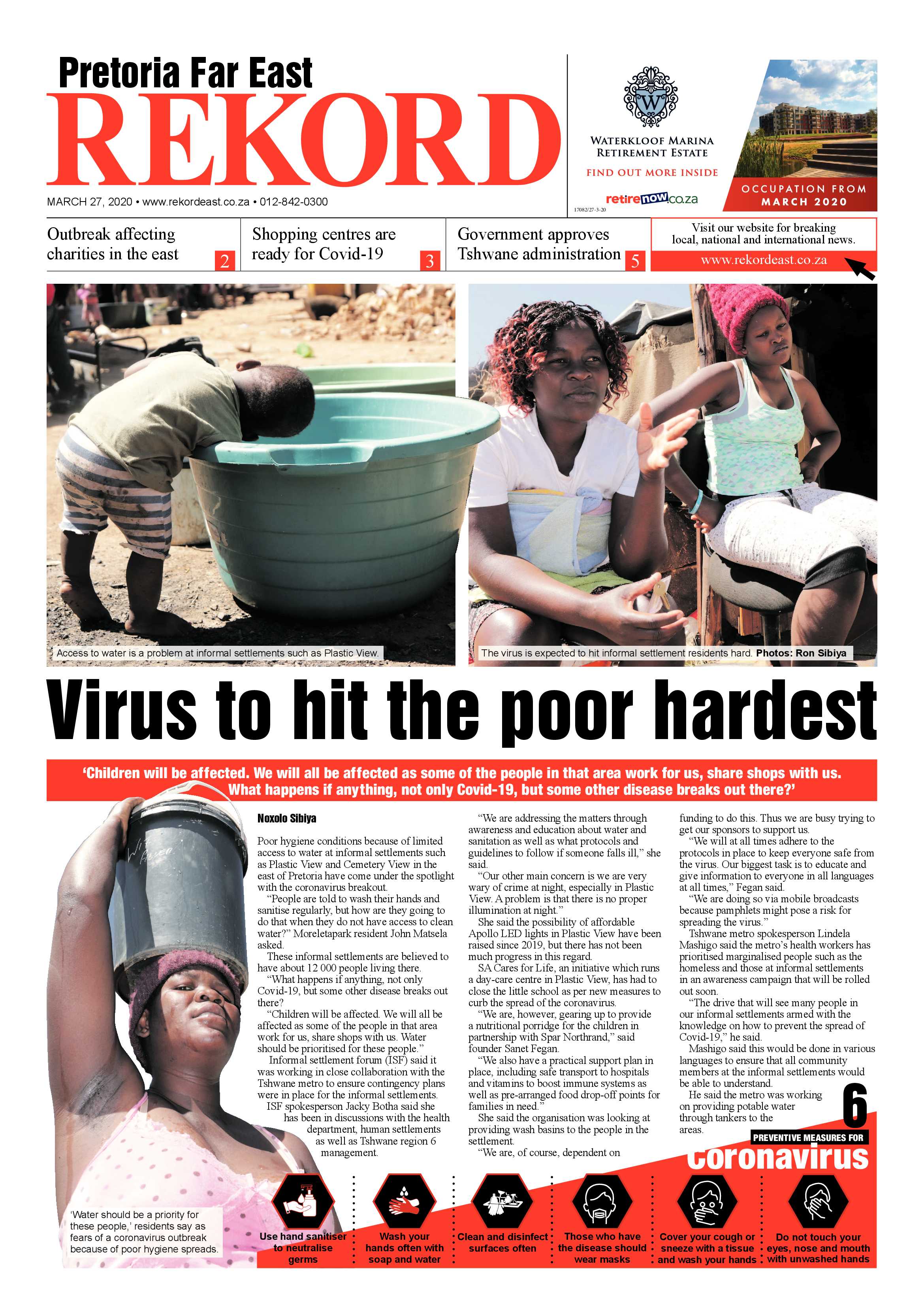 Rekord Far East 27 March 2020 page 1