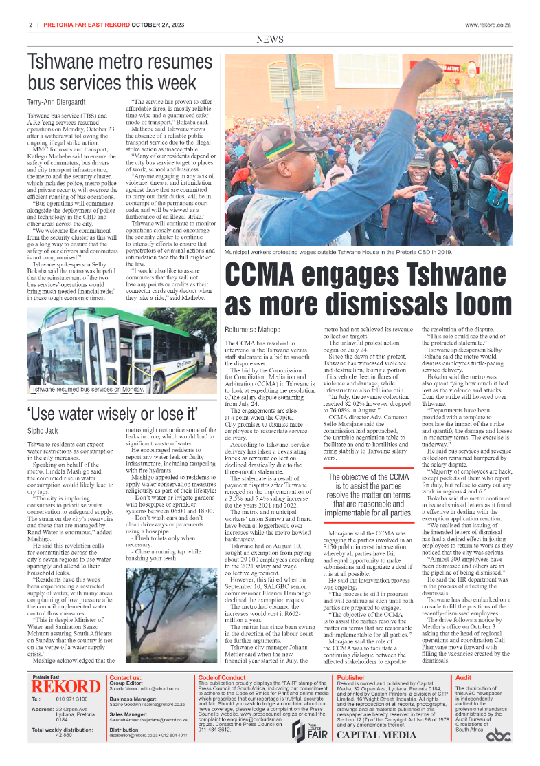 Rekord Far East 27 October 2023 page 2