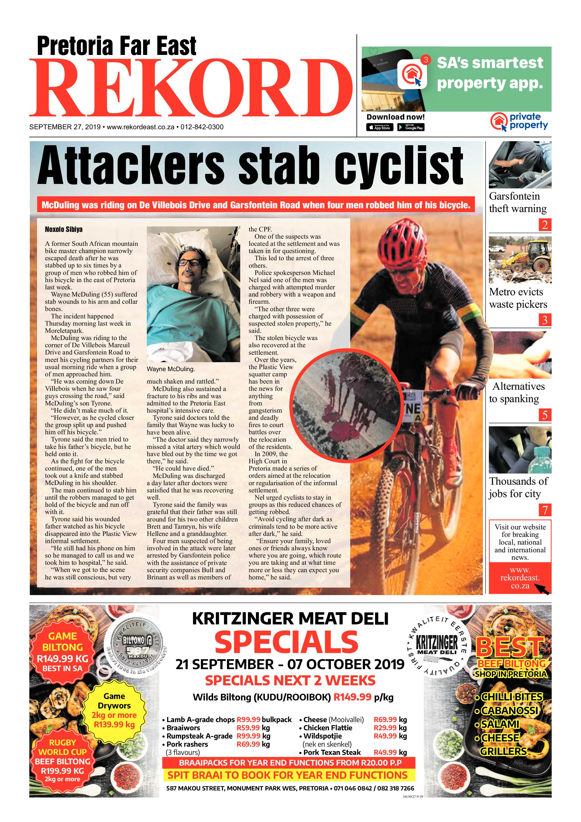 Rekord Far East 27 September 2019 page 1