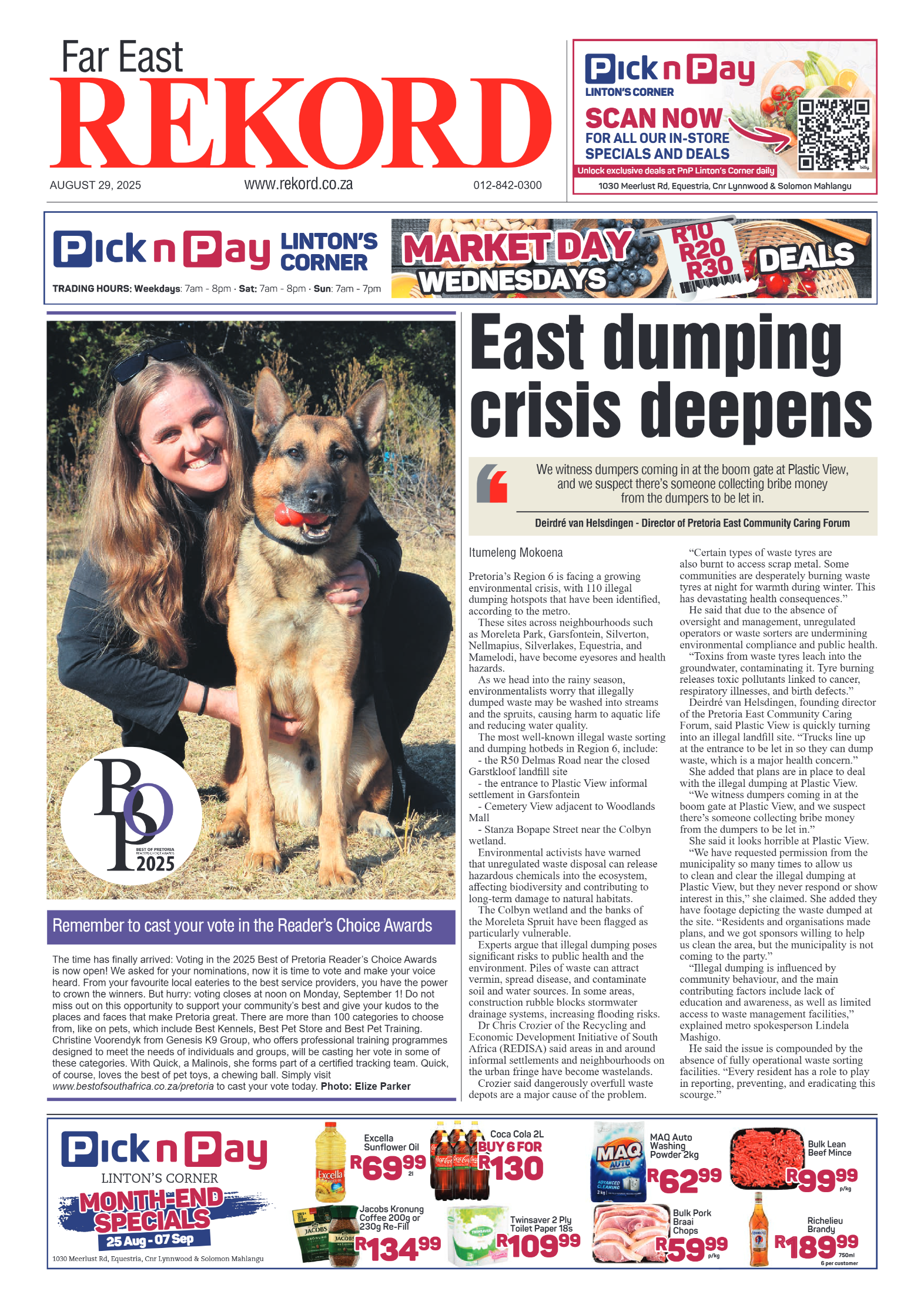 Rekord Far East 29 August 2025 page 1