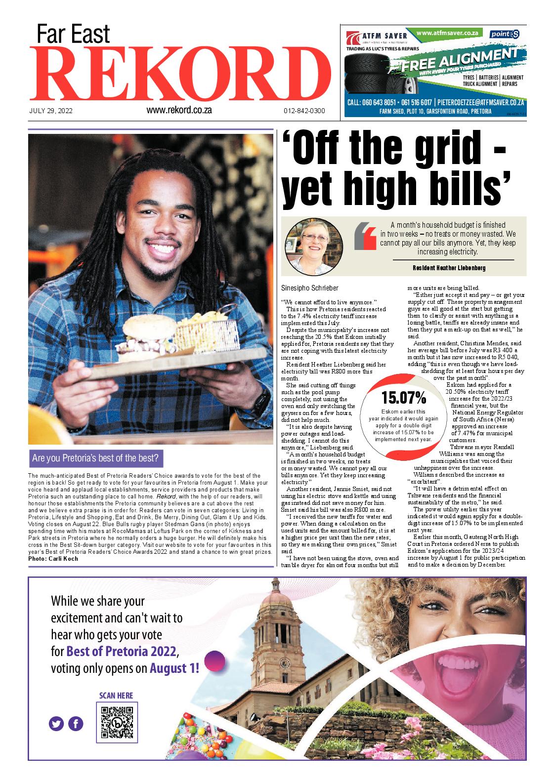 Rekord Far East 29 July 2022 page 1