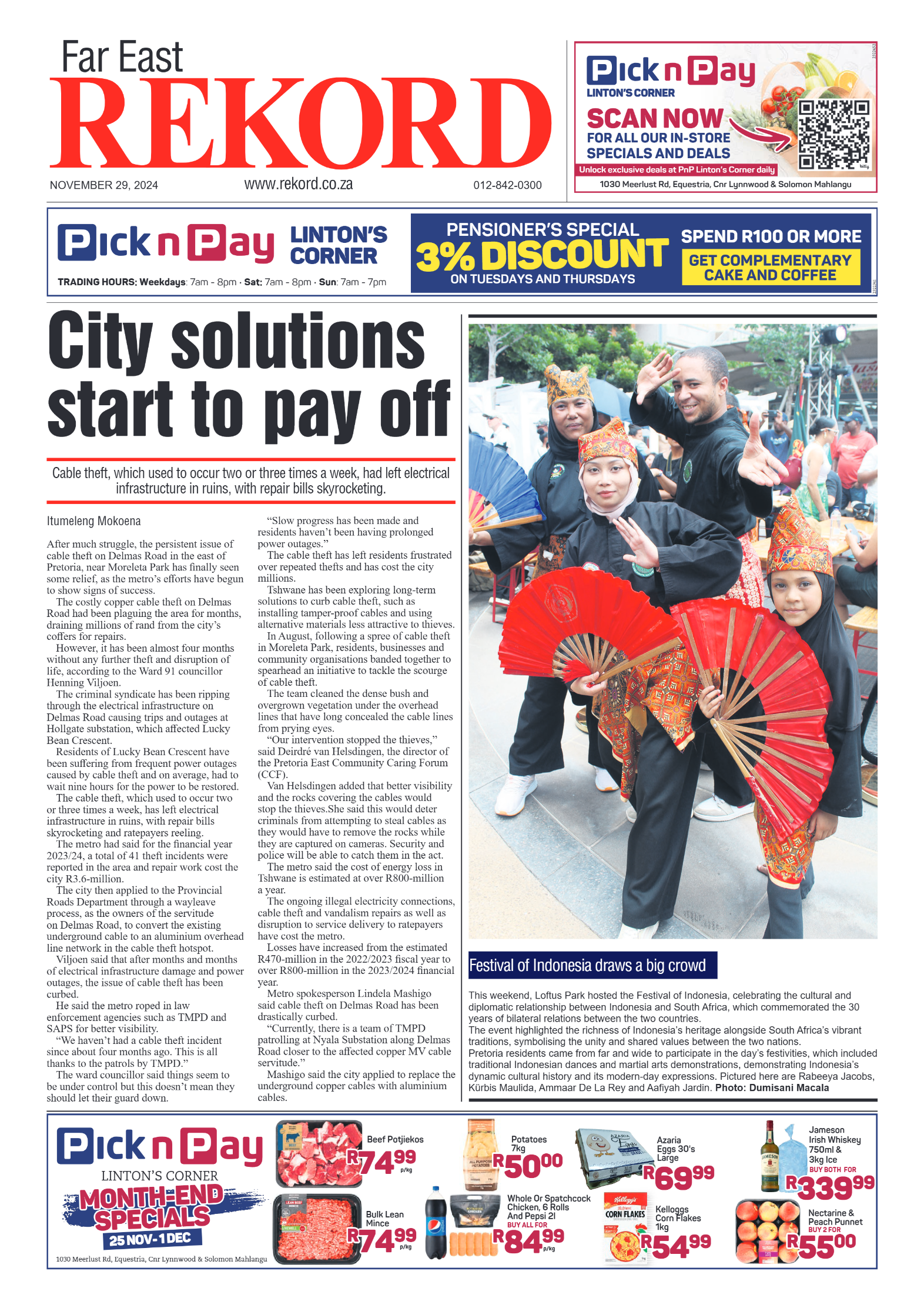 Rekord Far East 29 November 2024 page 1