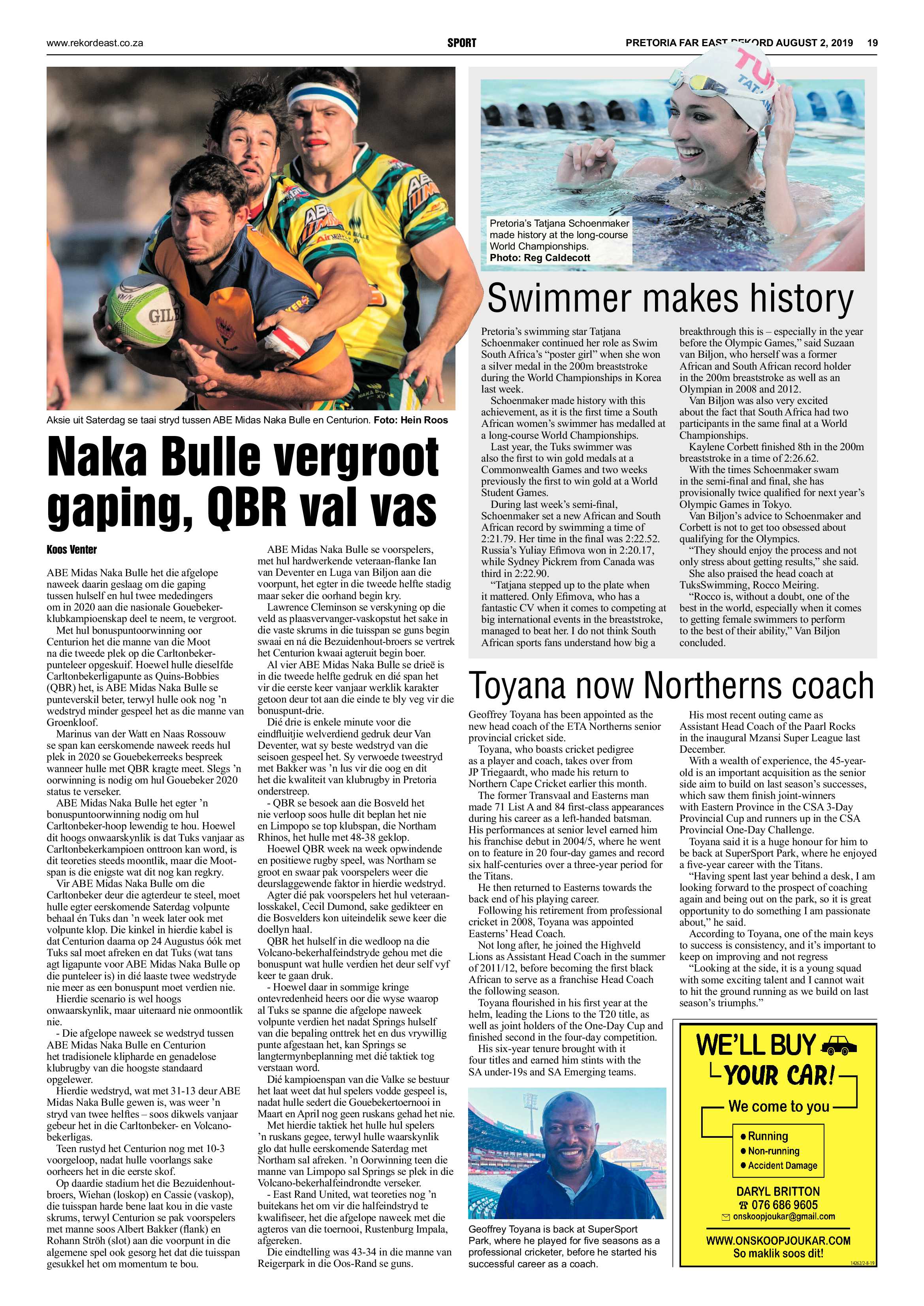 Rekord Far East 2 August 2019 page 19