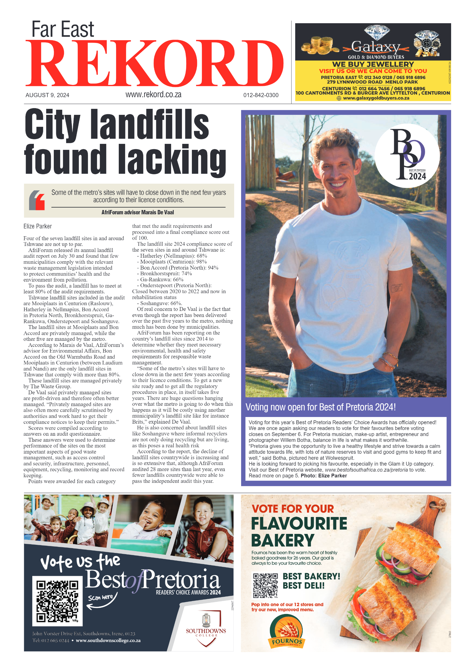 Rekord Far East 9 August 2024 page 1