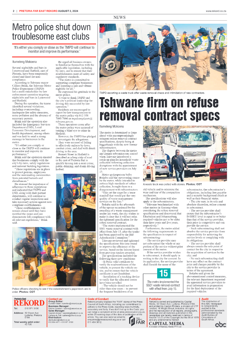Rekord Far East 2 August 2024 page 2