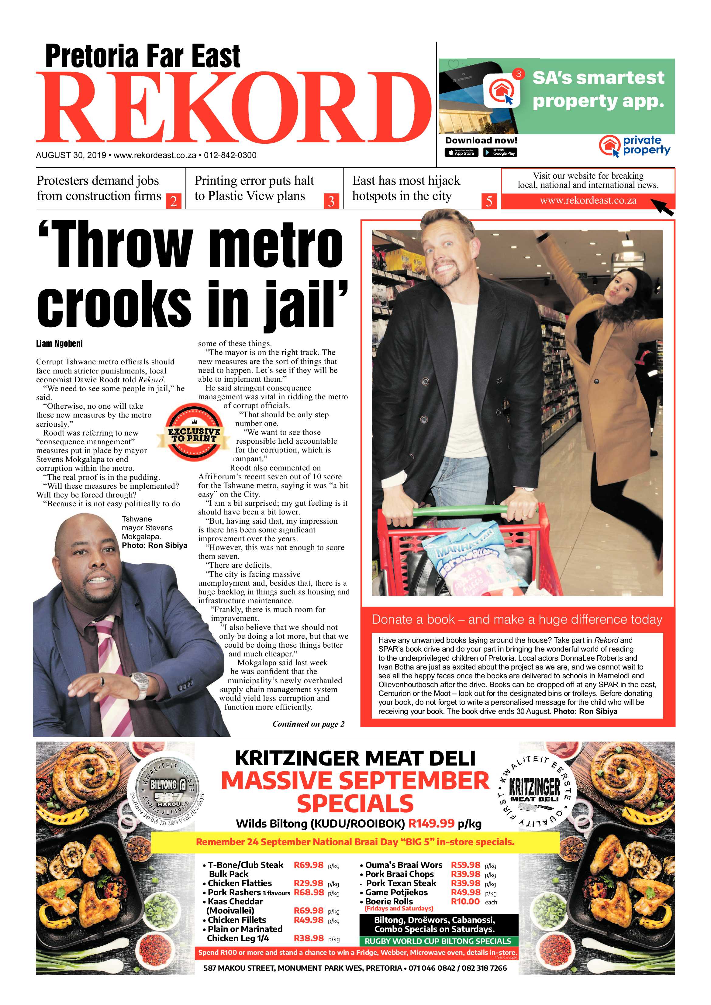 Rekord Far East 30 August 2019 page 1
