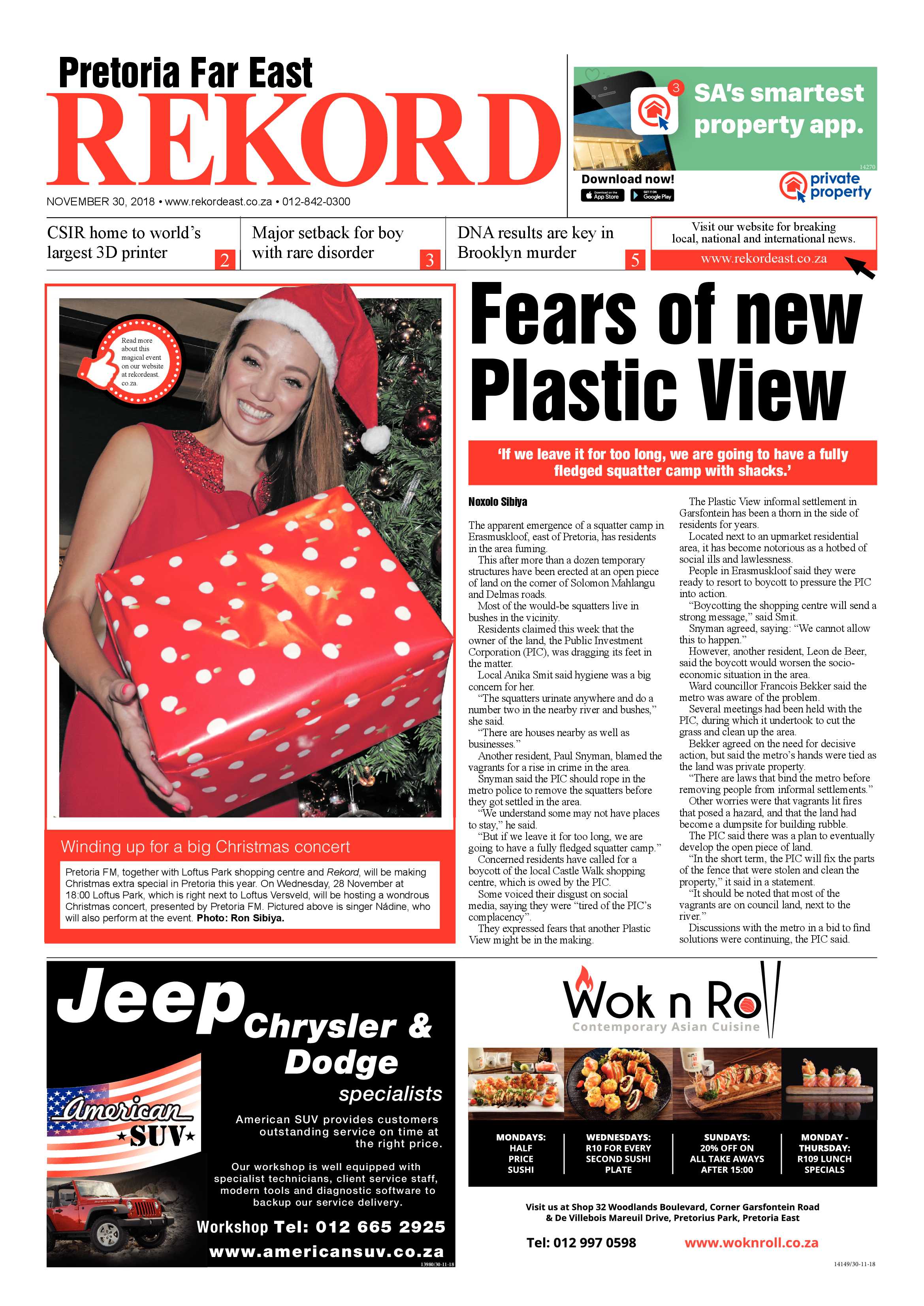 Rekord Far East 30 November 2018 page 1