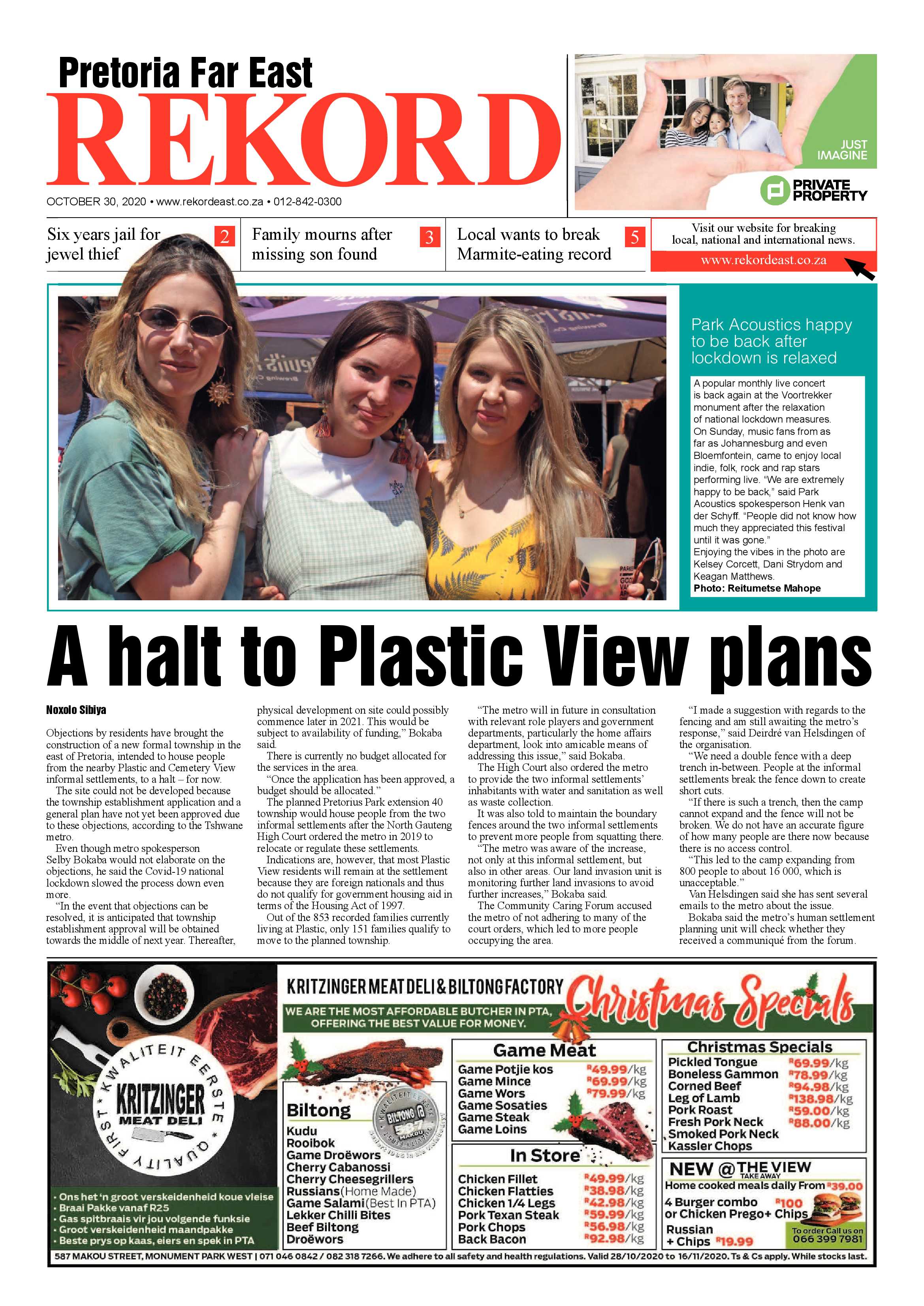 Rekord Far East 30 October 2020 page 1
