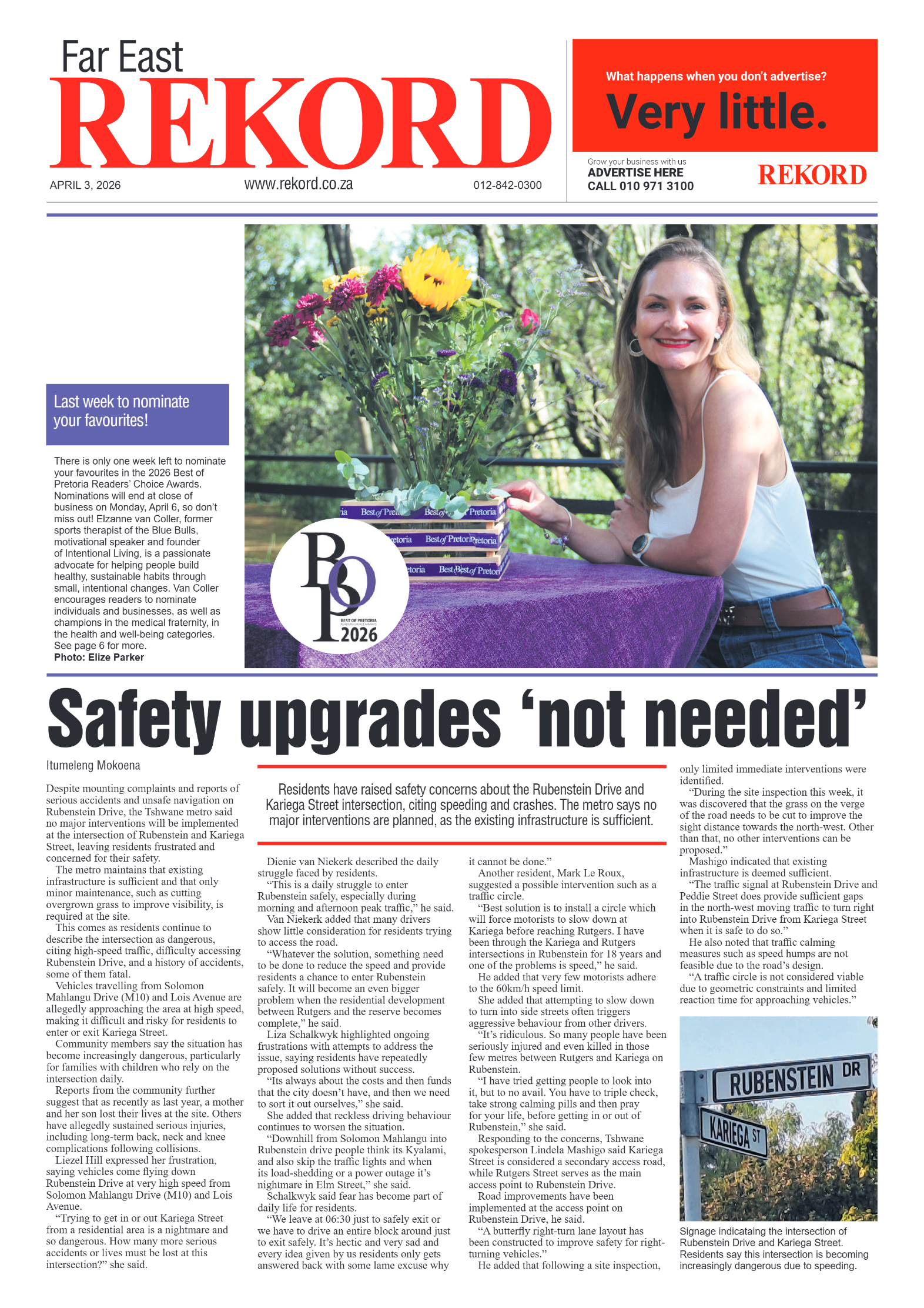 Rekord Far East 3 April 2026 page 1