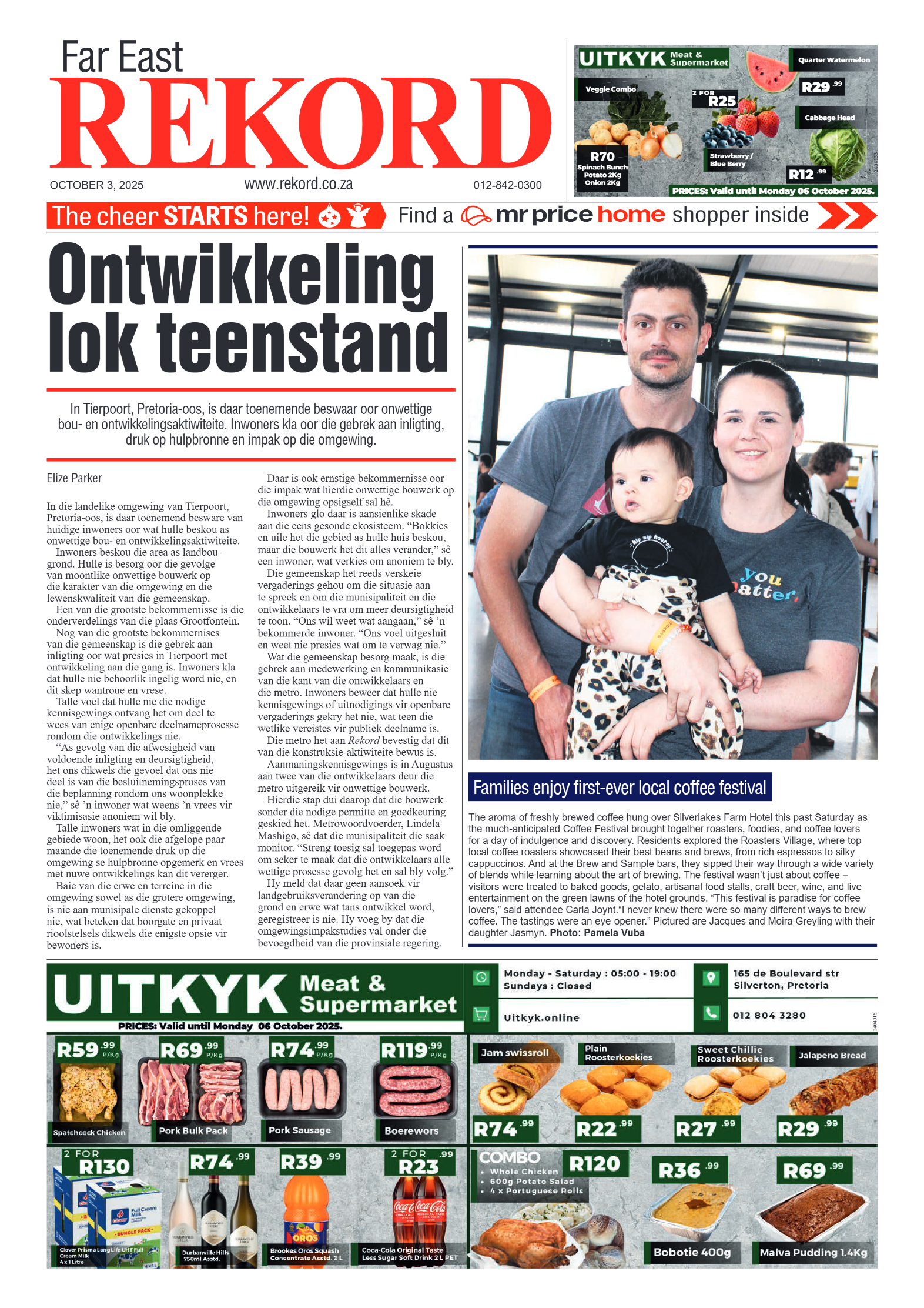 Rekord Far East 3 October 2025 page 1