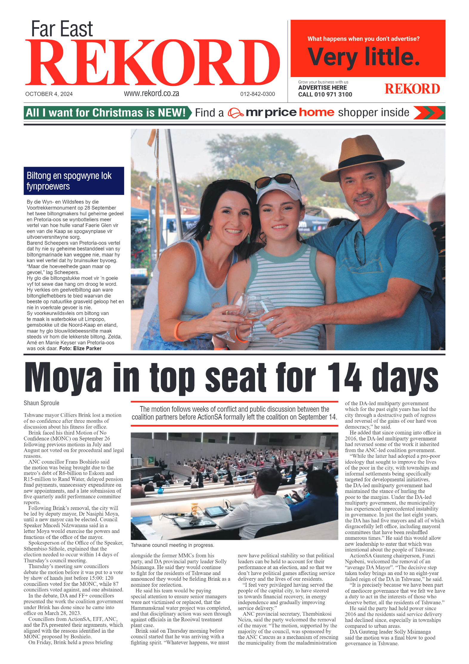 Rekord Far East 4 October 2024 page 1