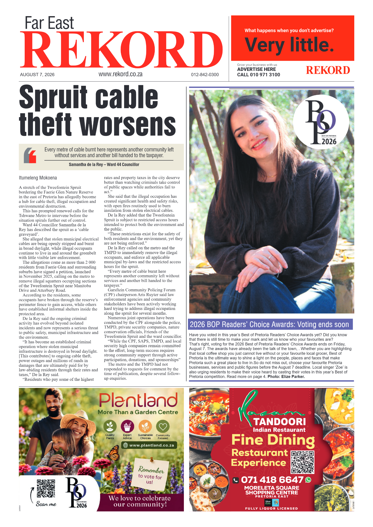 Rekord Far East 7 August 2026 page 1