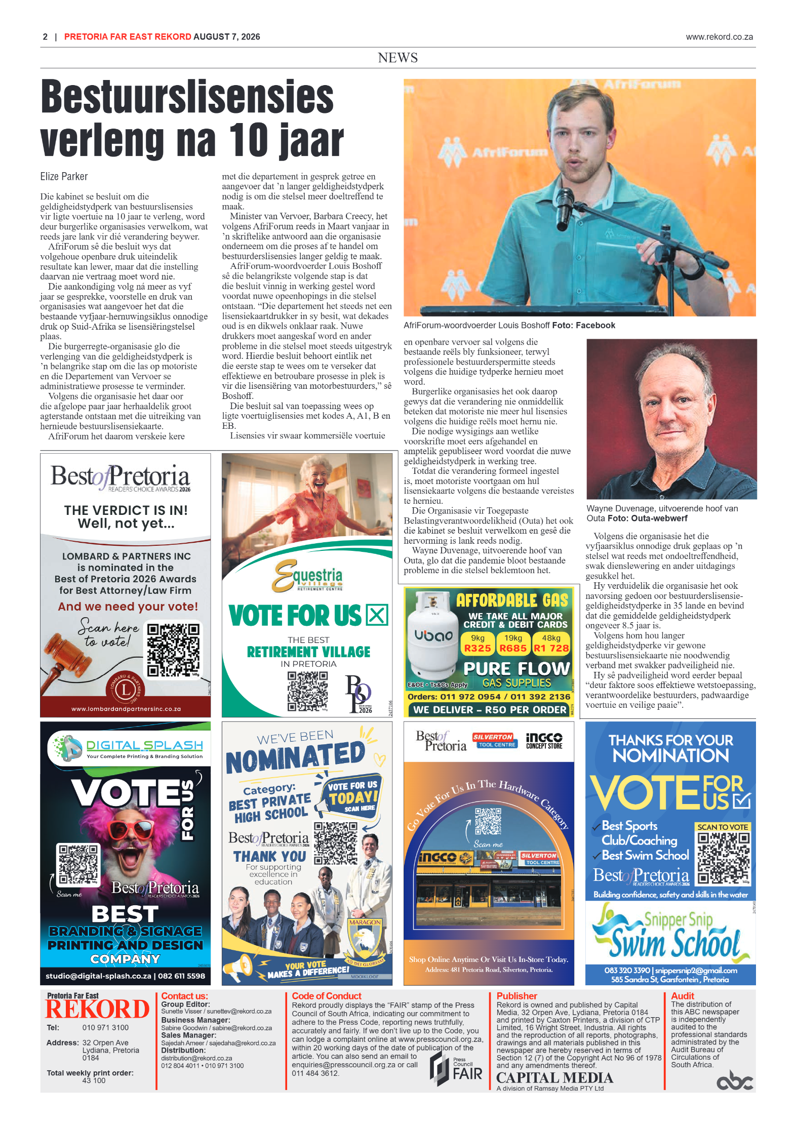 Rekord Far East 7 August 2026 page 2