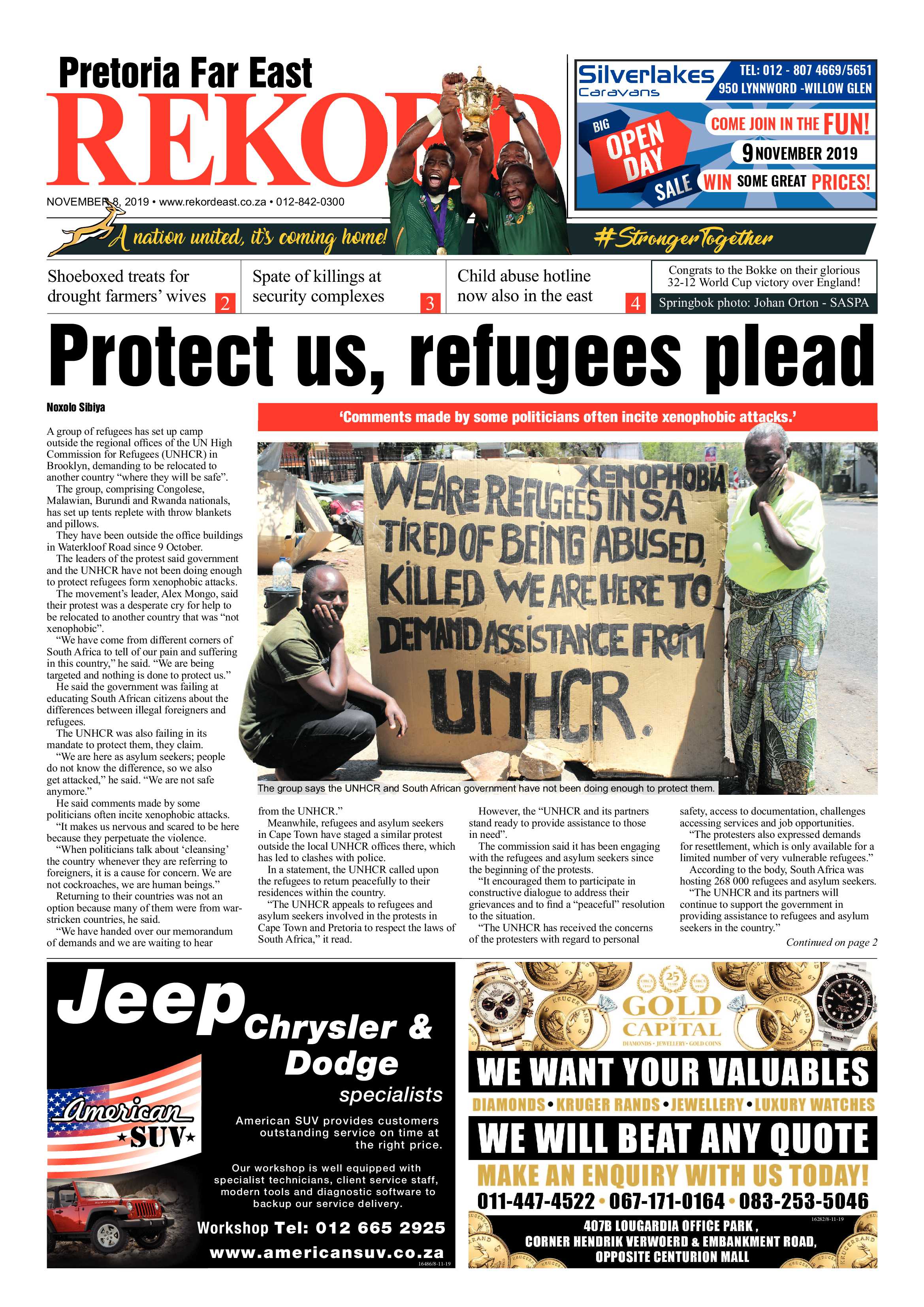 Rekord Far East 8 November 2019 page 1