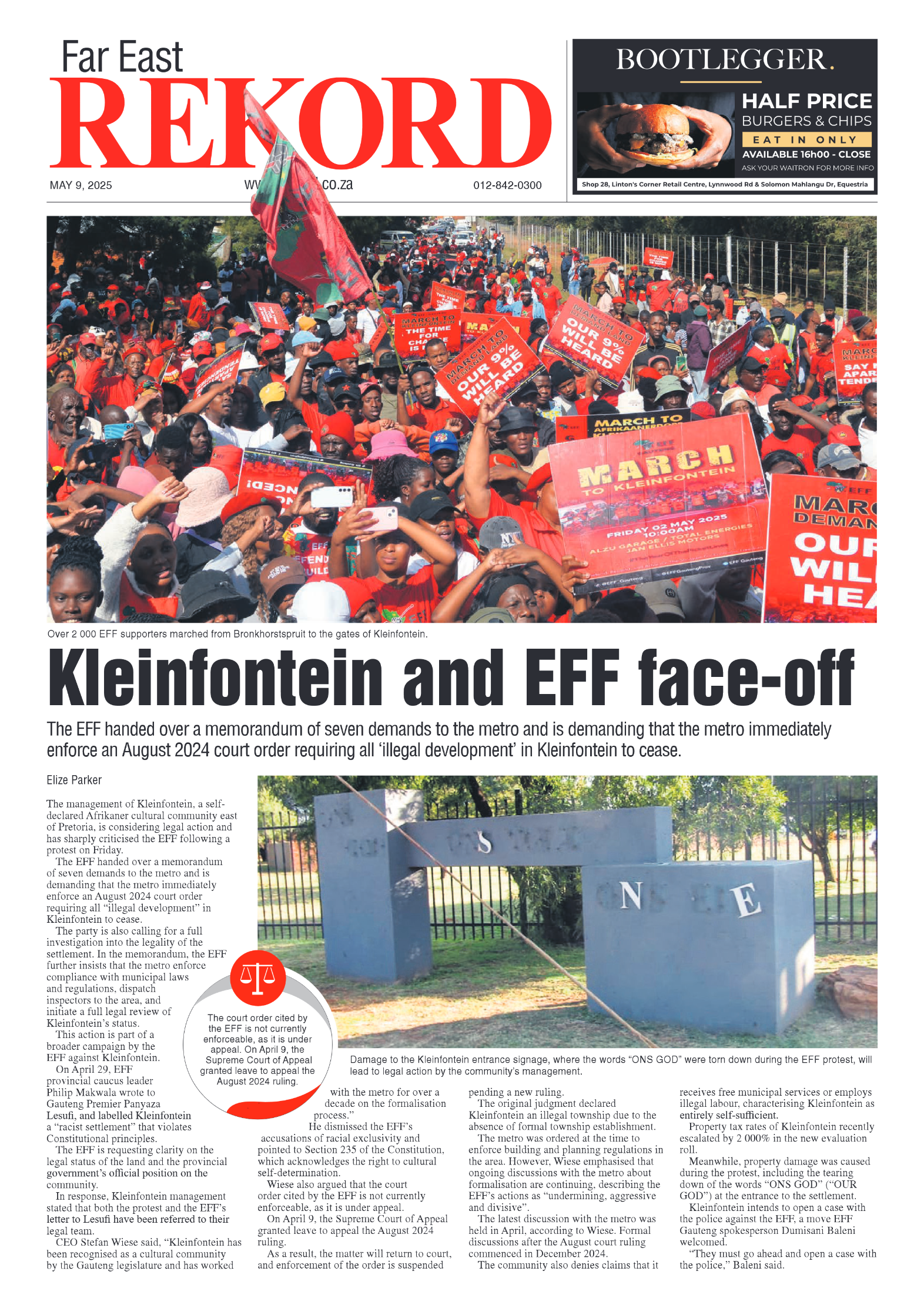 Rekord Far East 9 May 2025 page 1