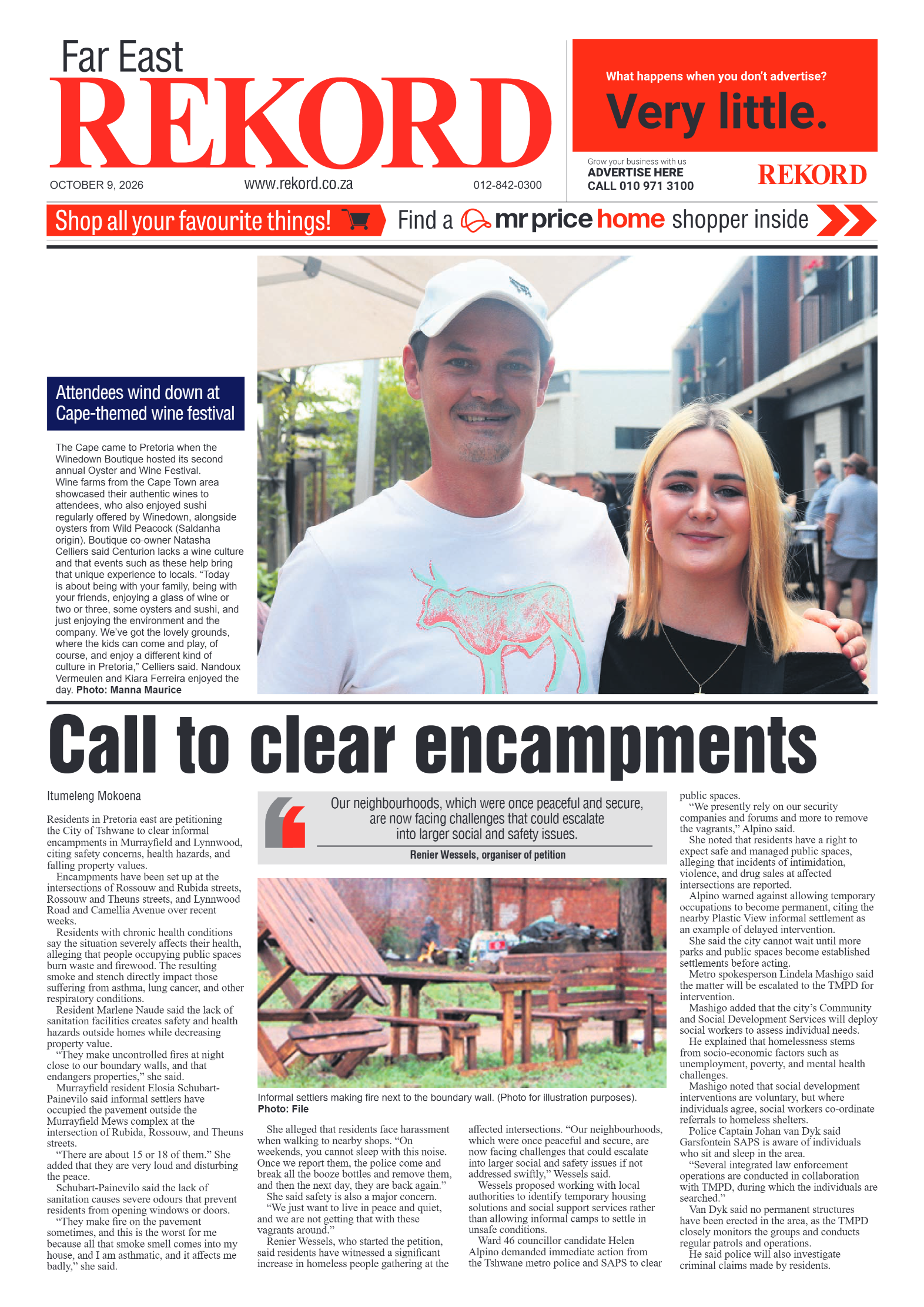 Rekord Far East – 9 October 2026 page 1