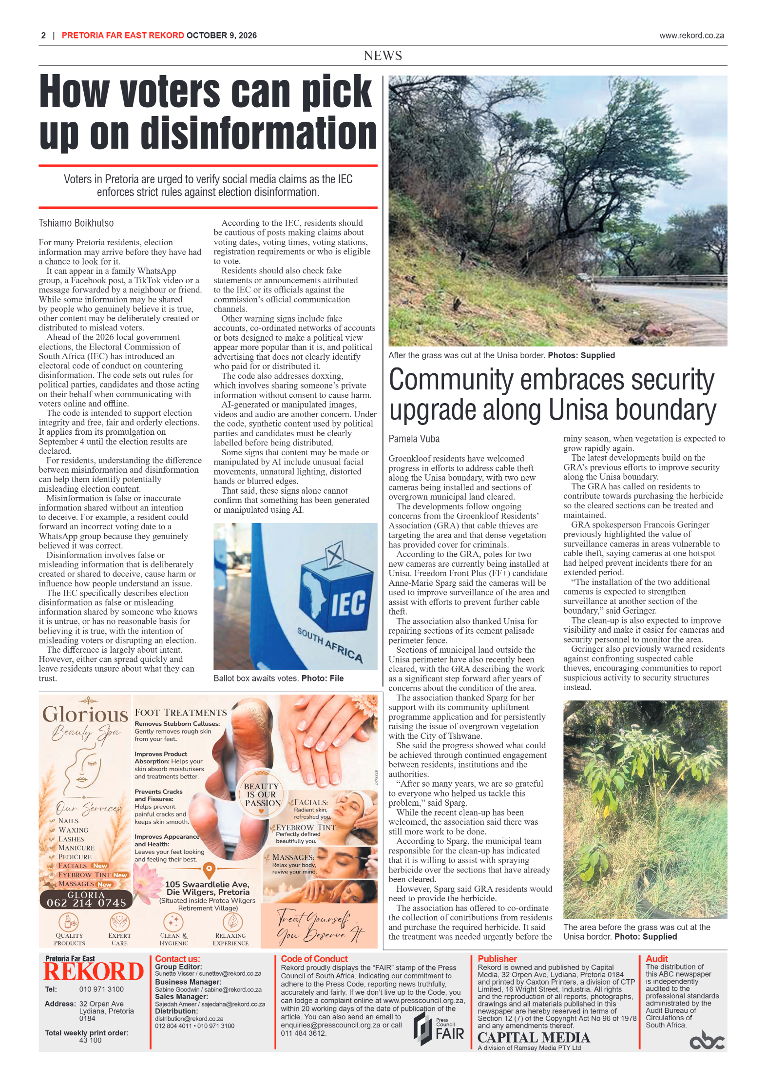 Rekord Far East – 9 October 2026 page 2
