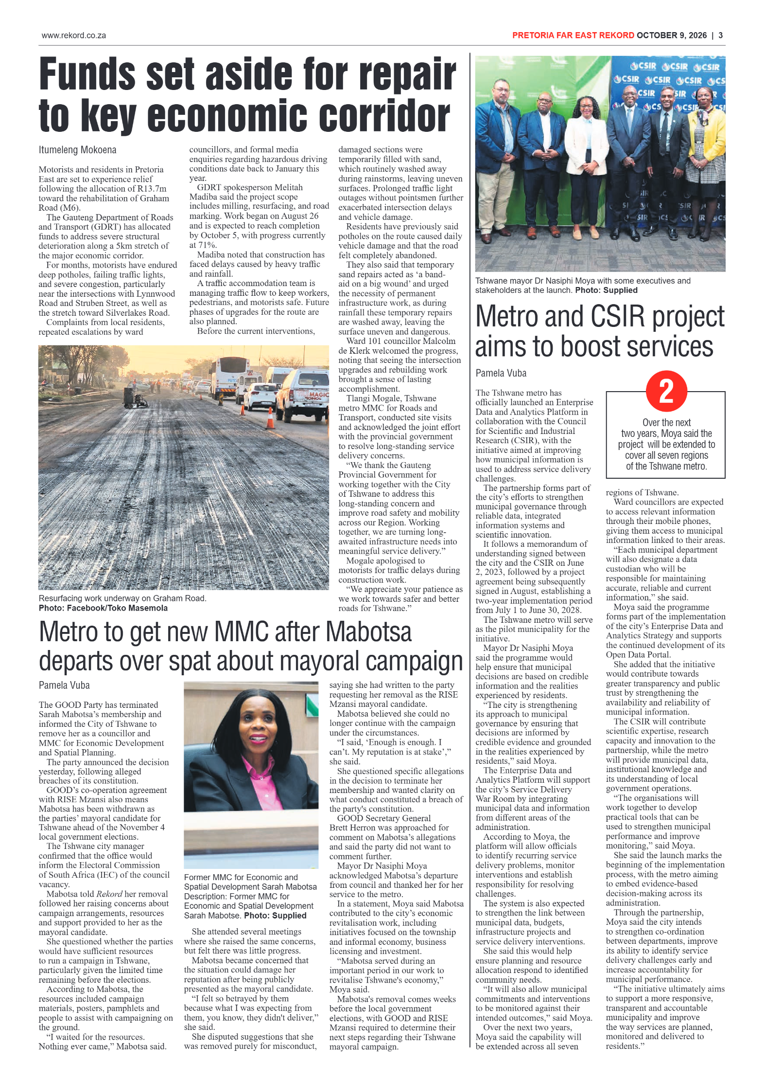 Rekord Far East – 9 October 2026 page 3