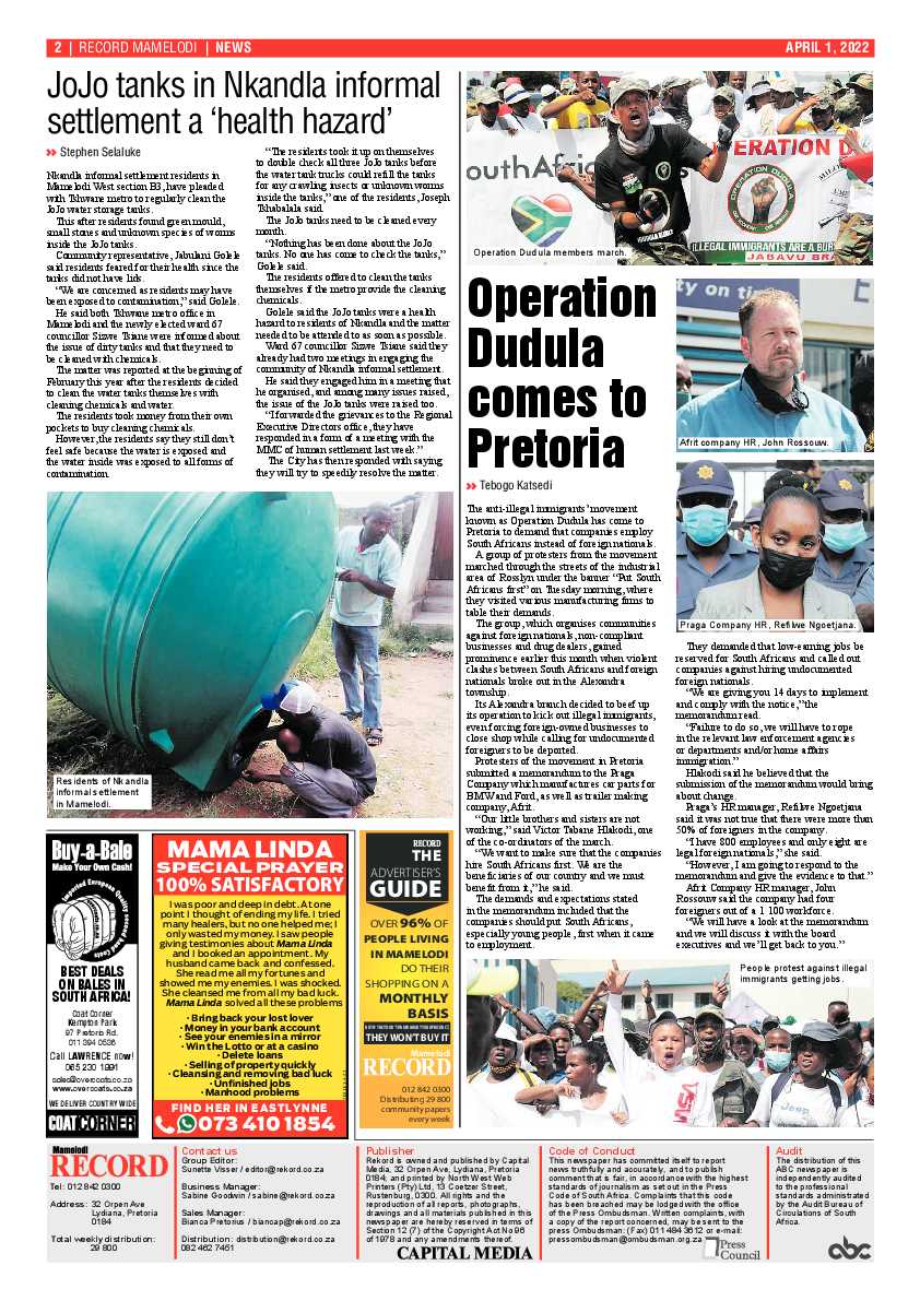 Rekord Mamelodi 01 April 2022 page 2