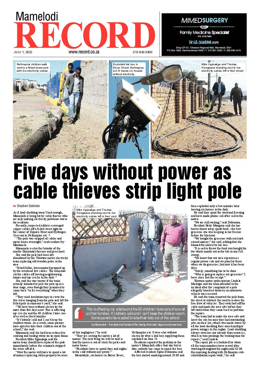 Rekord Mamelodi 01 July 2022 page 1