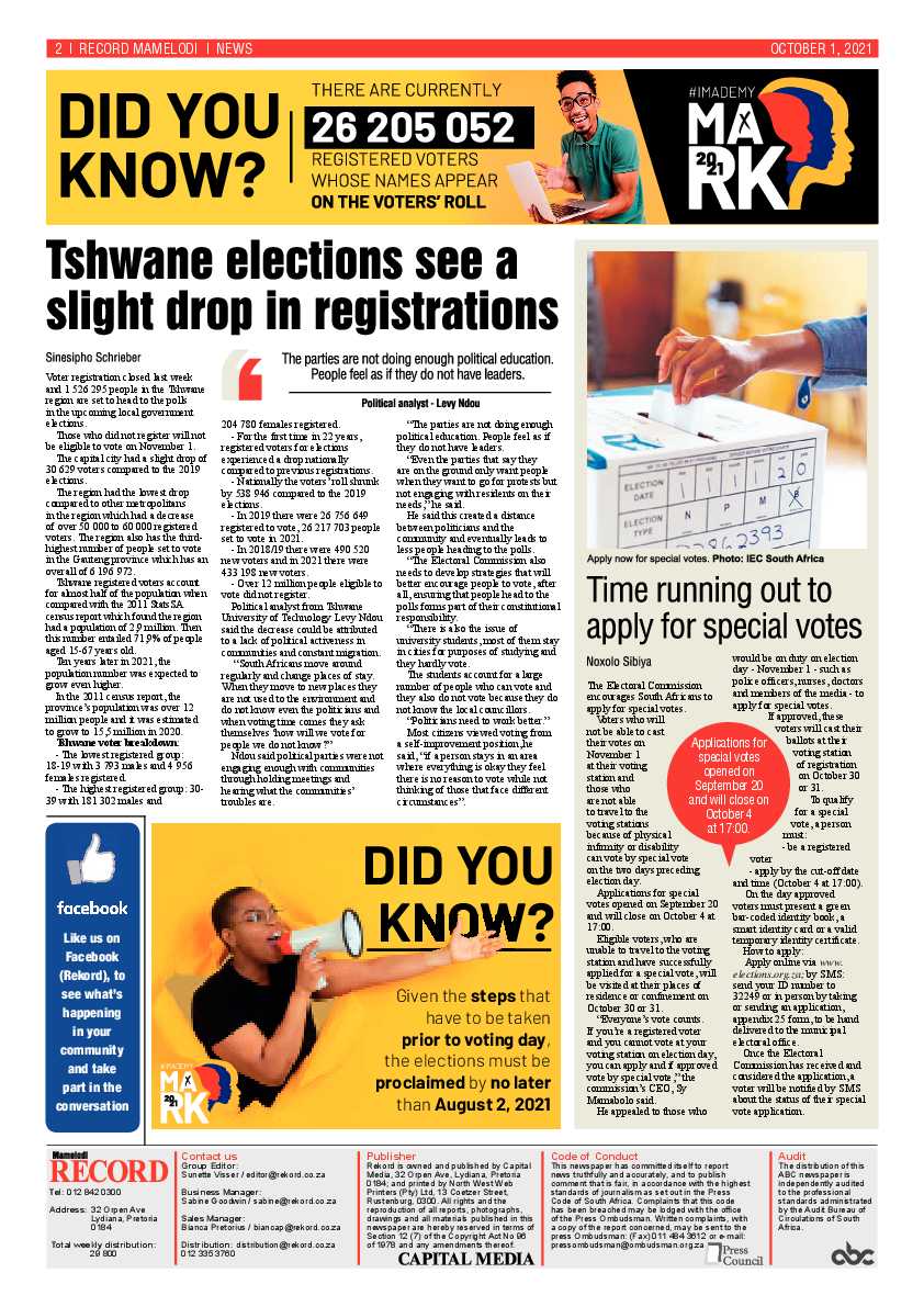 Rekord Mamelodi 01 October 2021 page 2