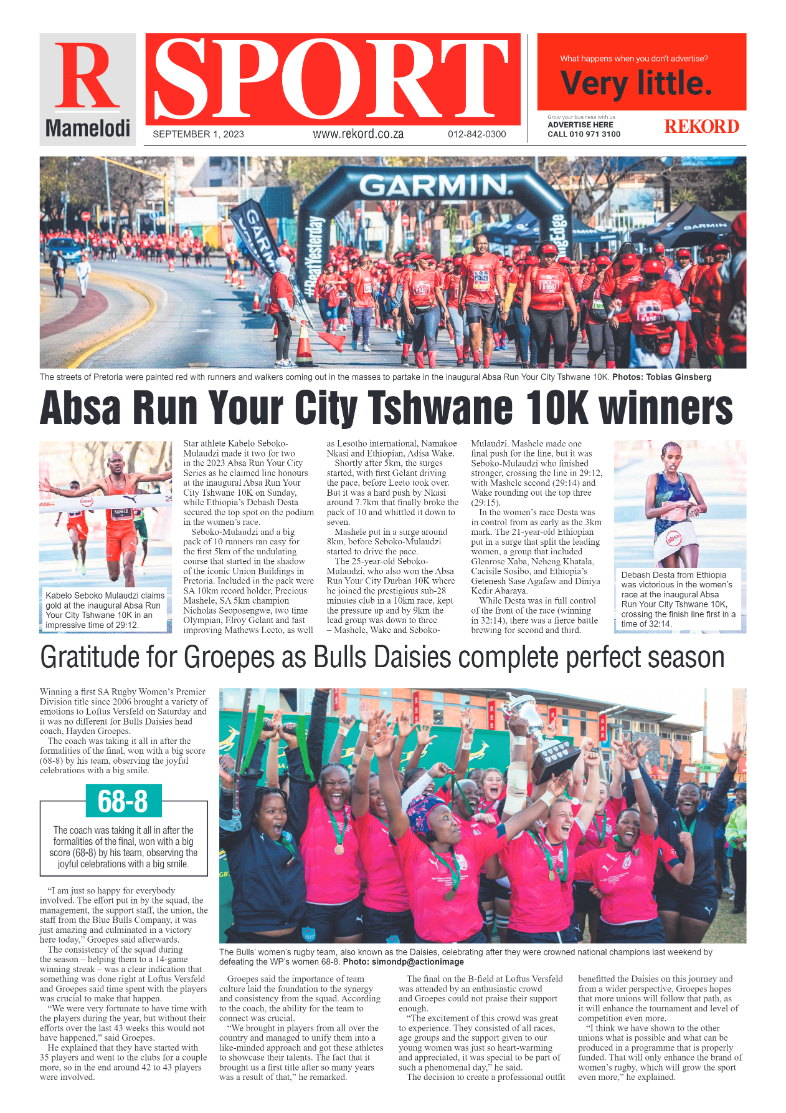 Rekord Mamelodi 01 September 2023 page 8