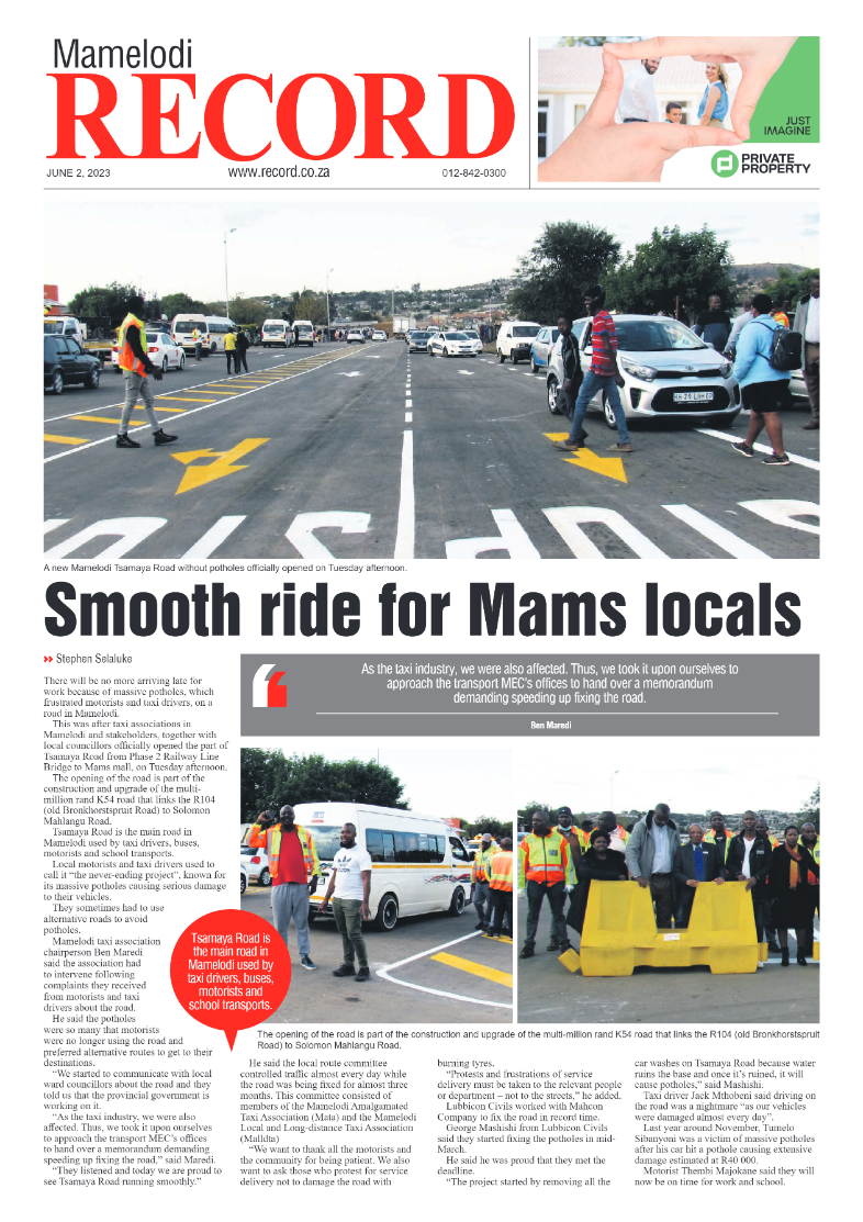 Rekord Mamelodi 02 June 2023 page 1