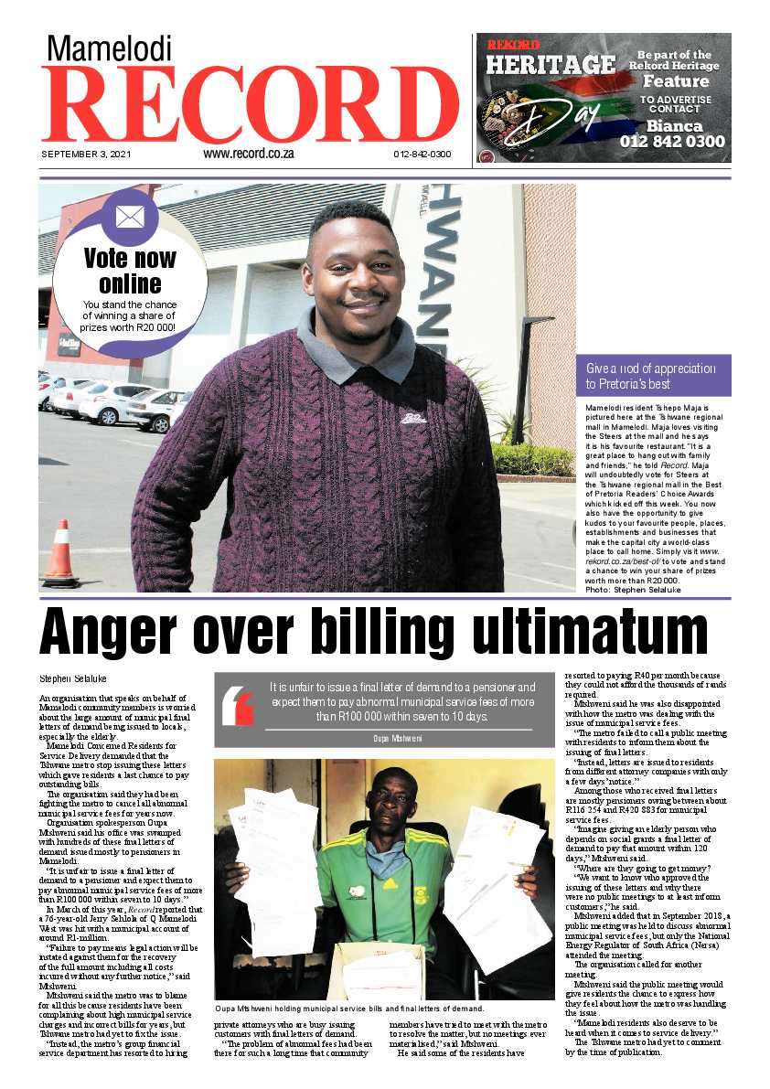 Rekord Mamelodi 03 September 2021 page 1