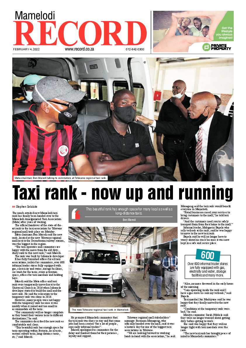 Rekord Mamelodi 04 February 2022 page 1