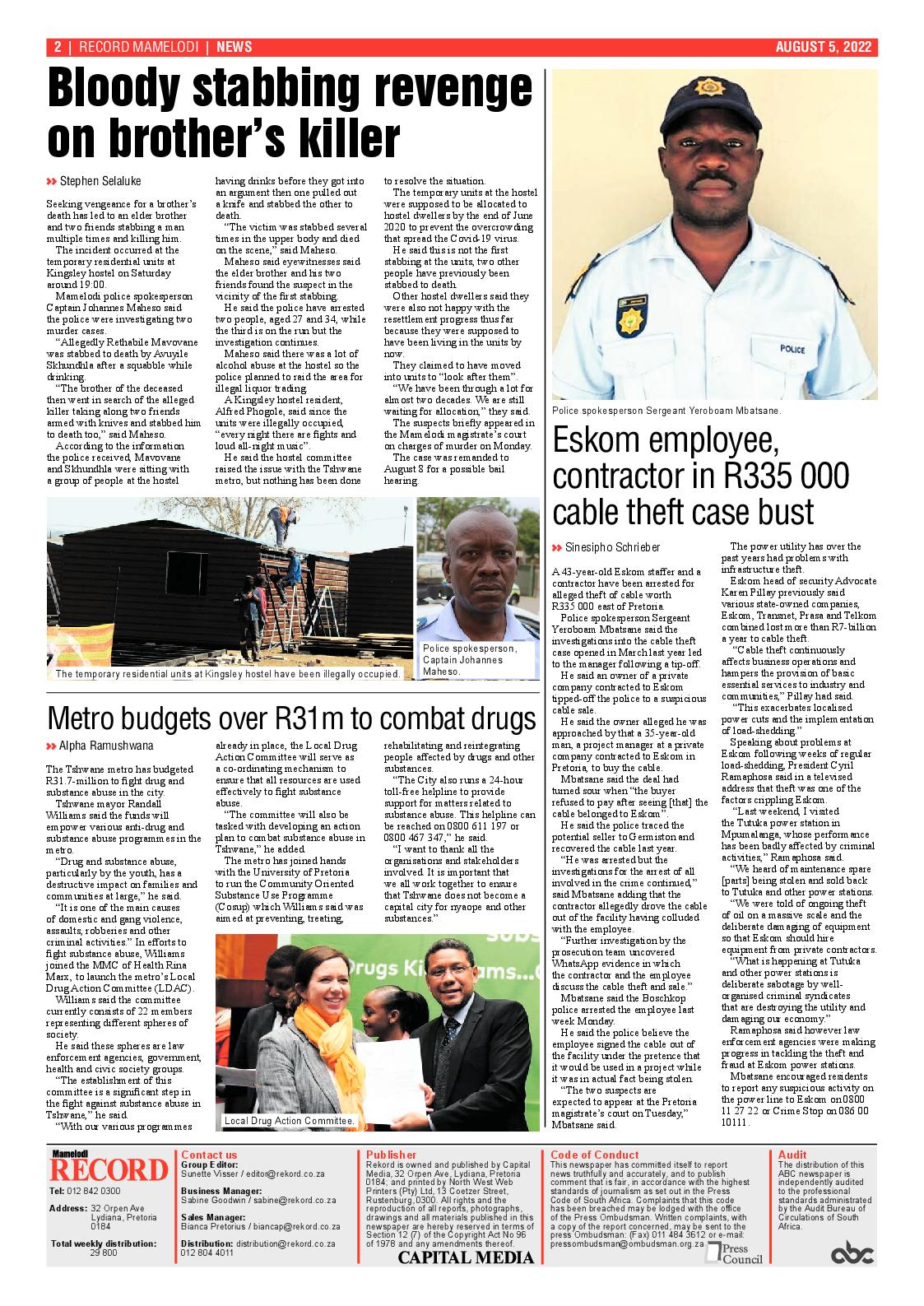 Rekord Mamelodi 05 August 2022 page 2