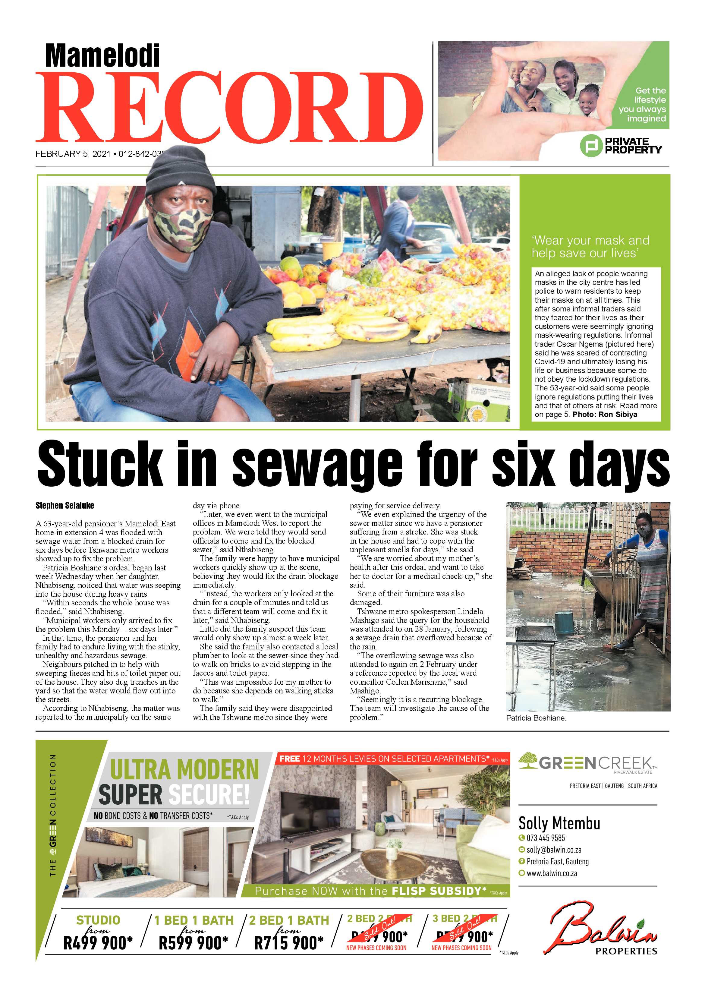 Rekord Mamelodi 05 February 2021 page 1