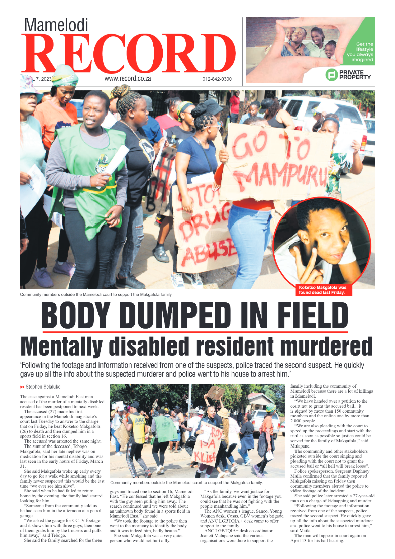 Rekord Mamelodi 07 April 2023 page 1